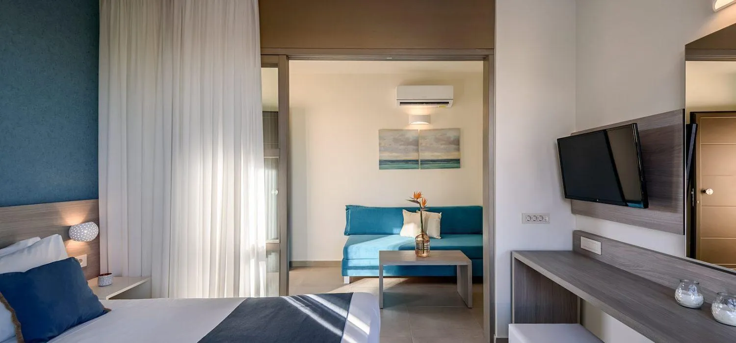 Bedroom, Bed in Althea Village - Family Hotel