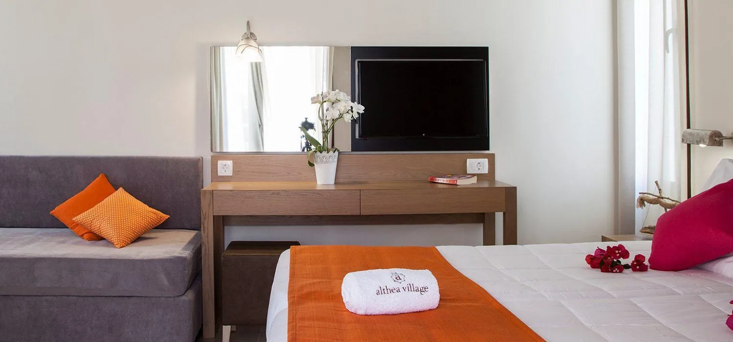 Bedroom, Bed in Althea Village - Family Hotel