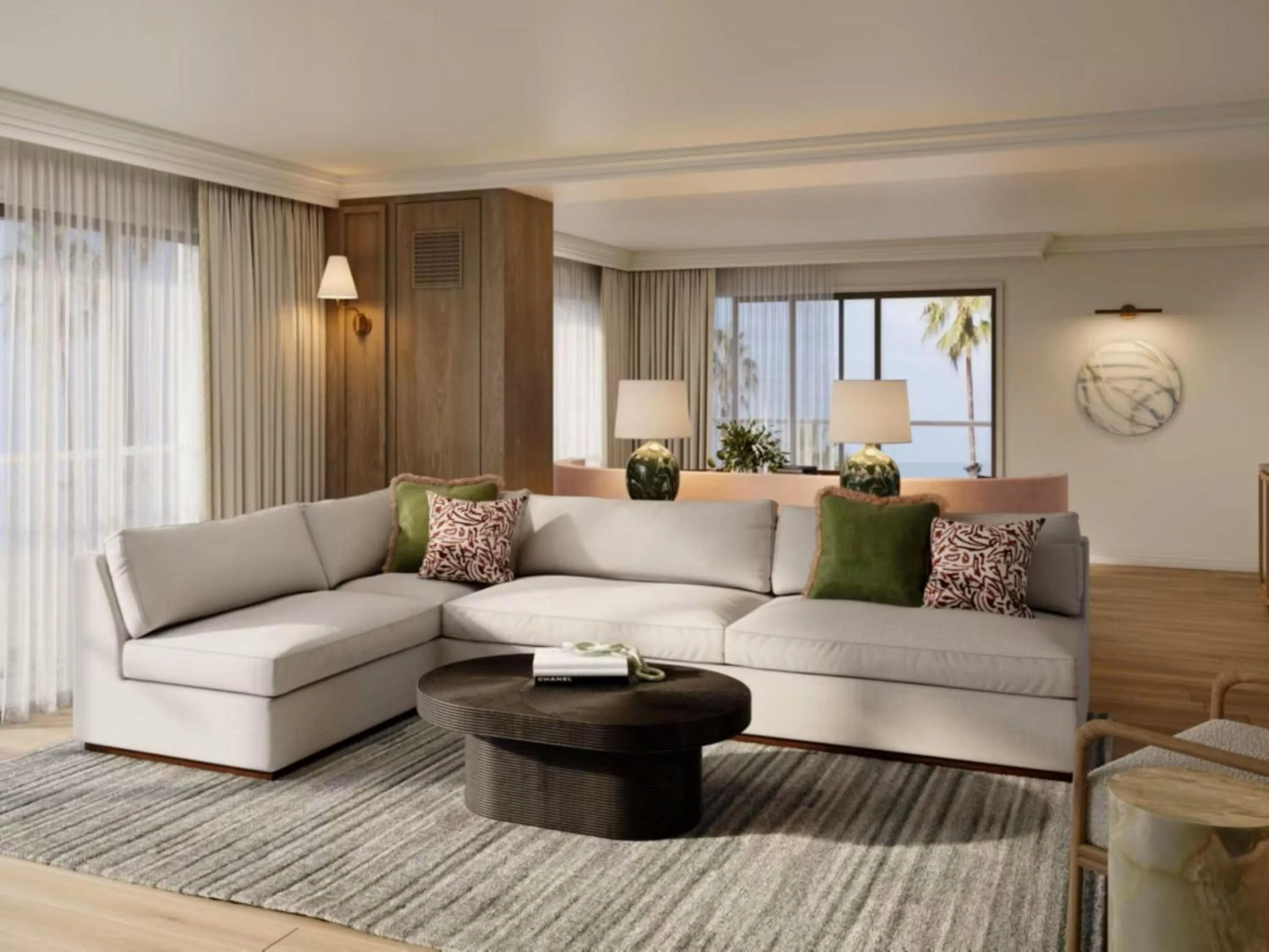 Living room in Regent Santa Monica Beach