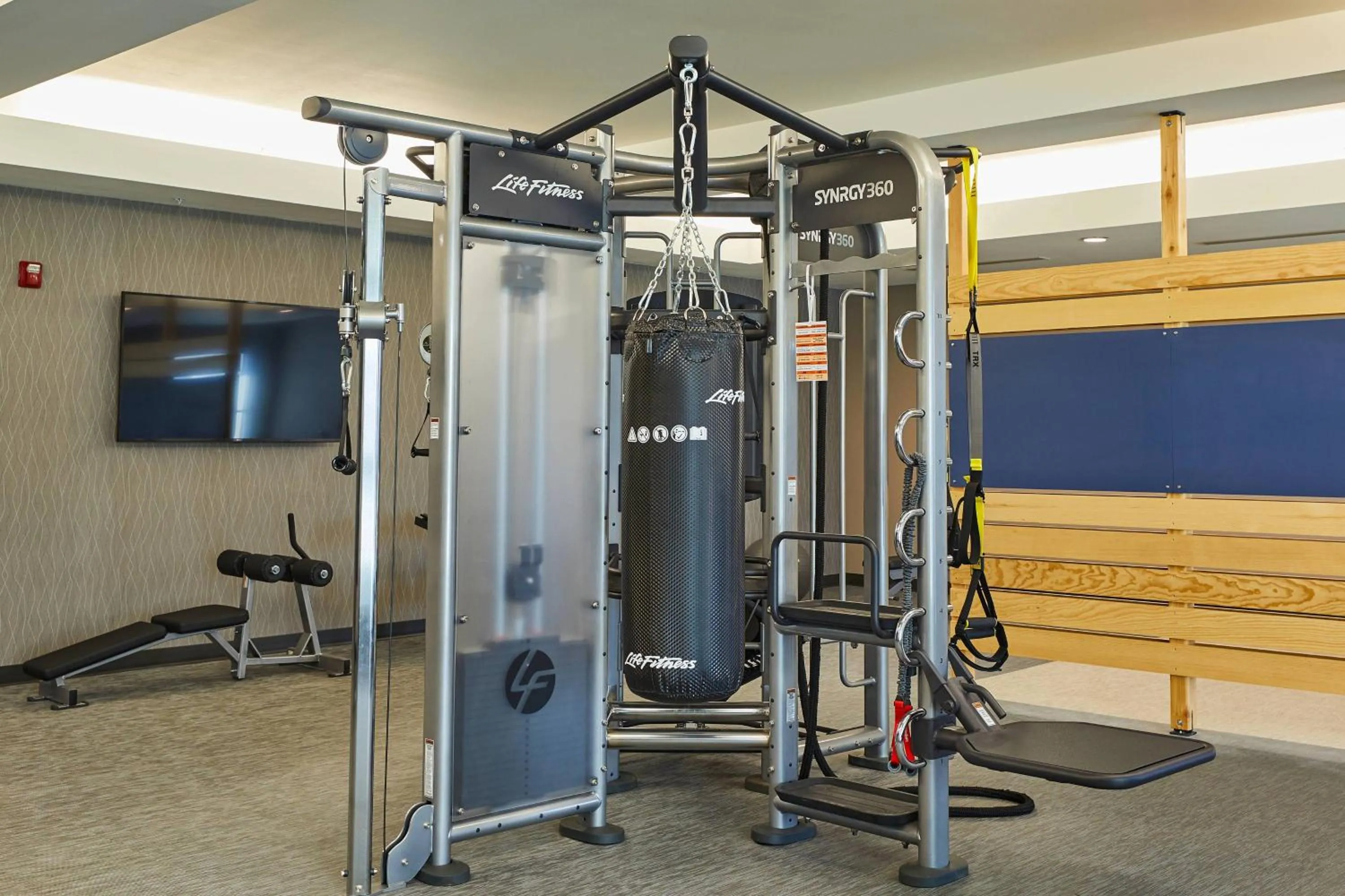 Fitness centre/facilities in Courtyard Medford Airport
