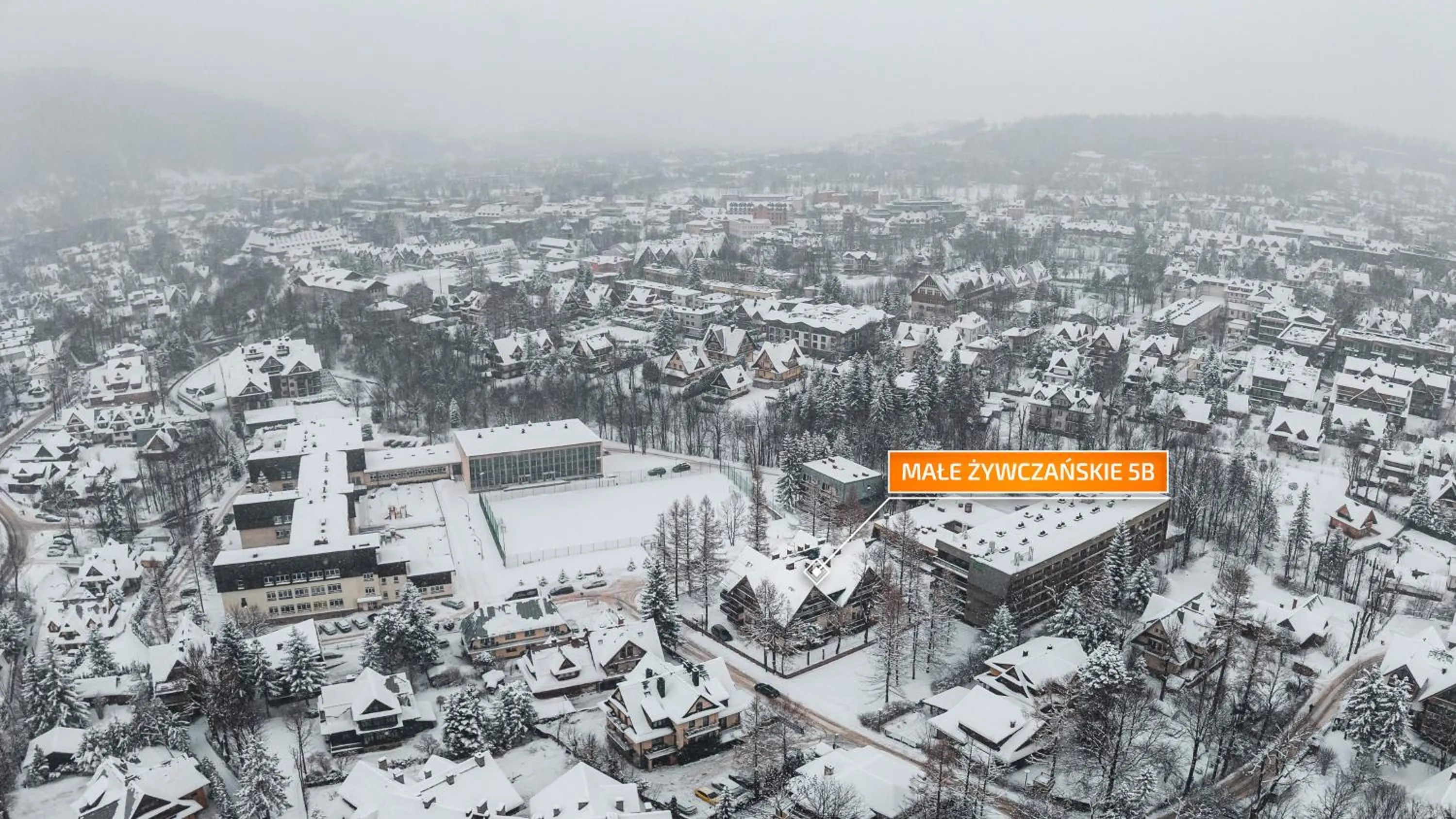 Bird's eye view in Zakopane Centrum, Sun & Snow