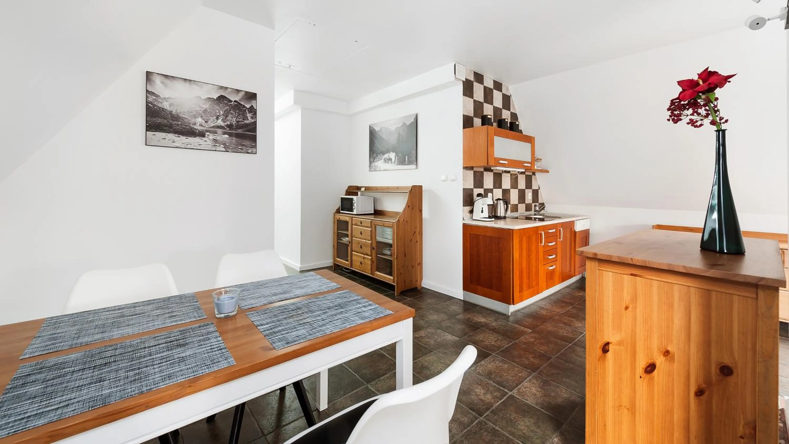 Kitchen or kitchenette in Zakopane Centrum, Sun & Snow