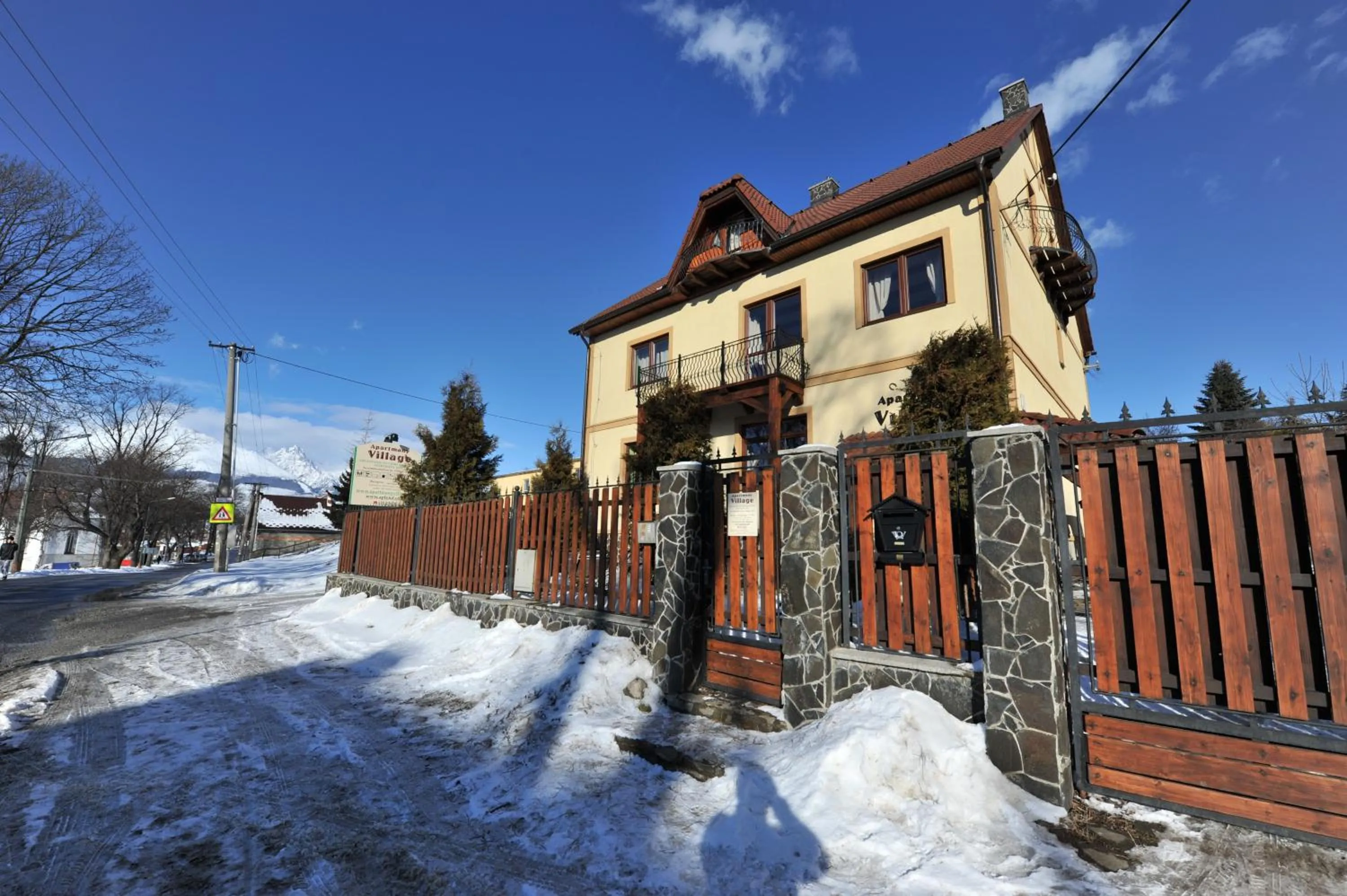 Facade/entrance in Apartmány Village