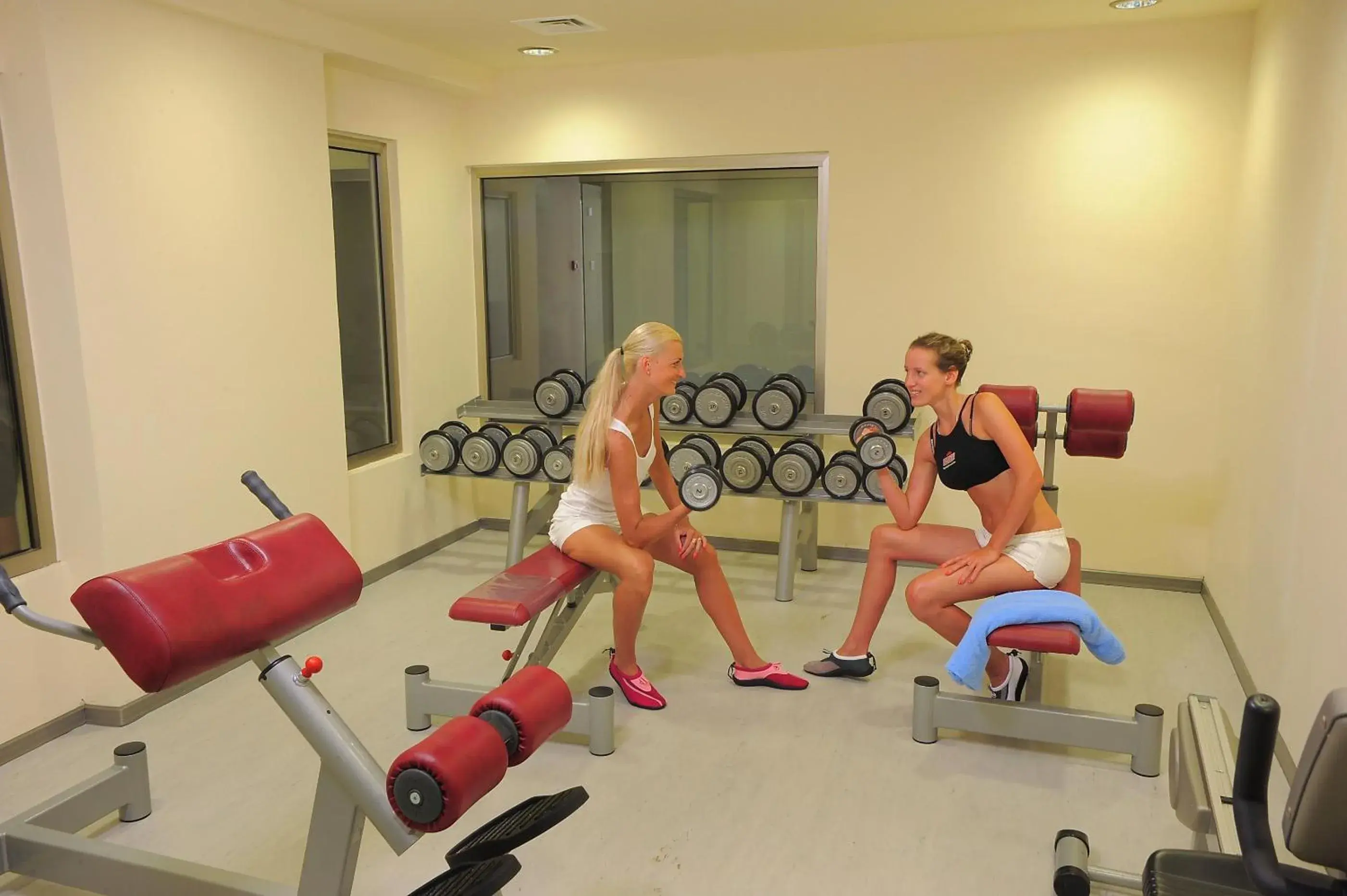 Fitness centre/facilities in Euronapa Hotel Apartments Fitness centre/facilities in Euronapa Hotel Apartments