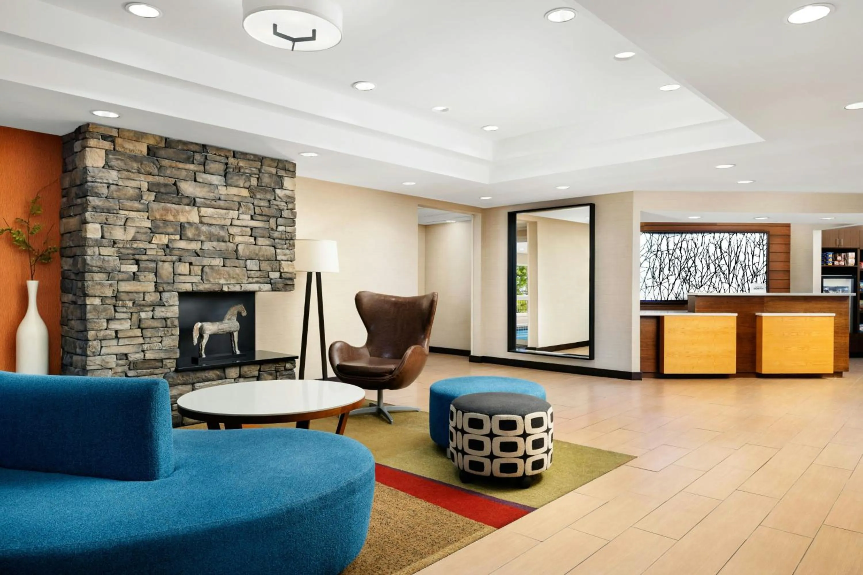 Lobby or reception in Fairfield Inn Concord