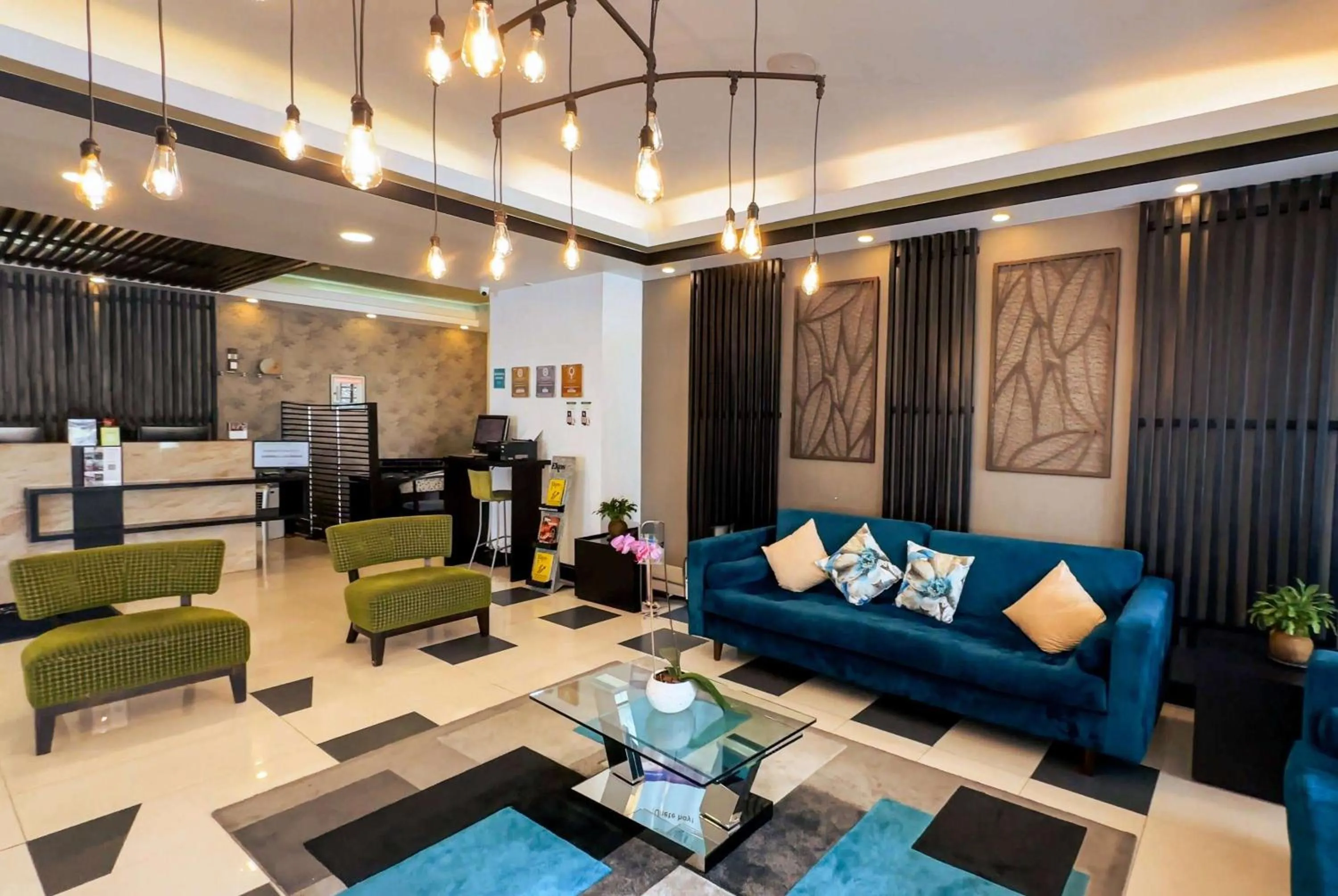 Lobby or reception in Wyndham Garden Quito