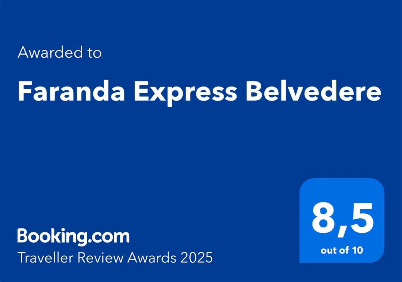Certificate/Award in Faranda Express Belvedere