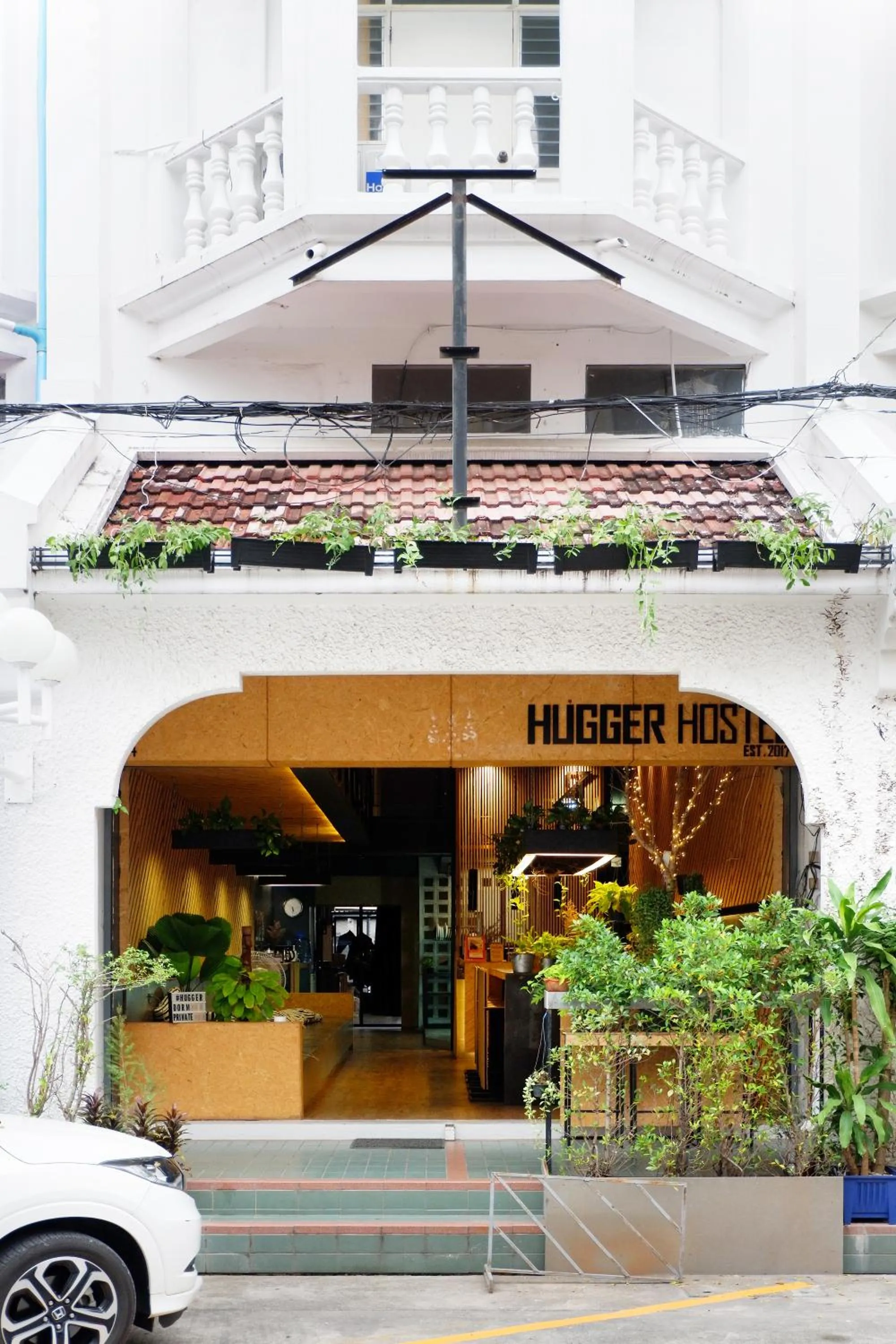 Property building in Hugger Hostel