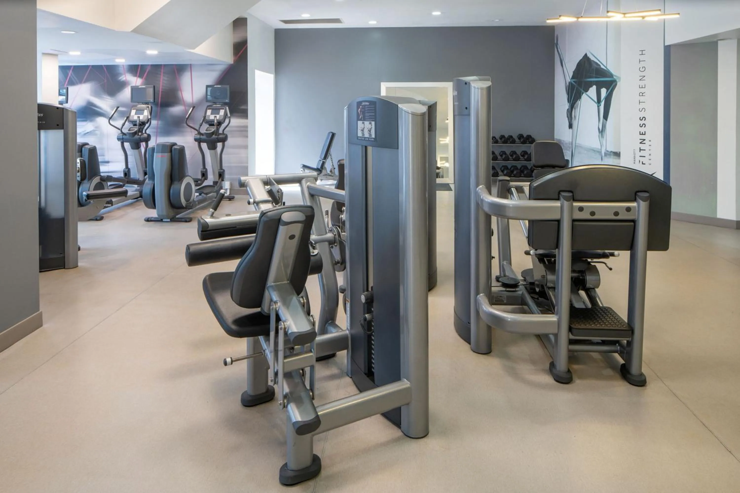 Fitness centre/facilities in Mobile Marriott