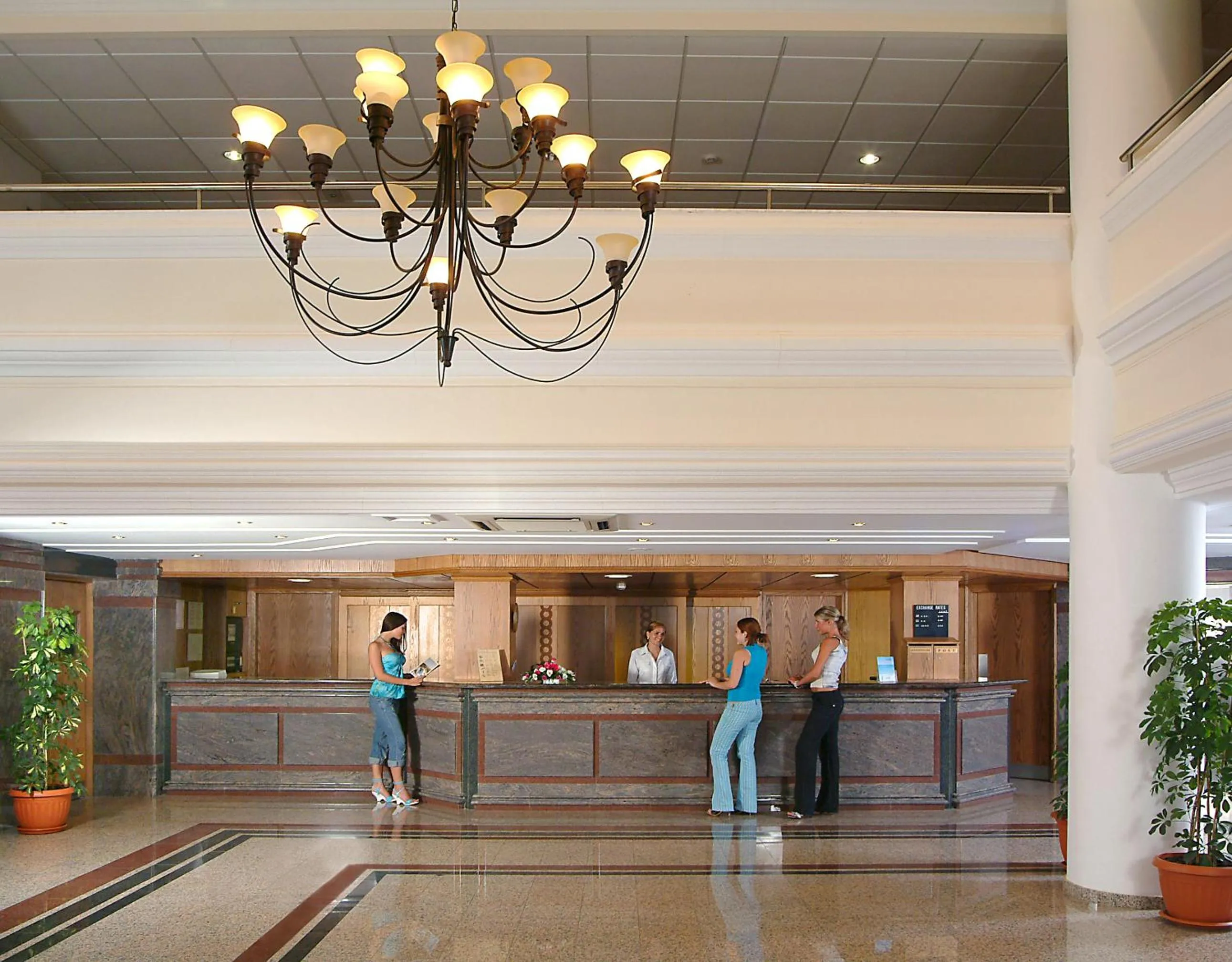 Lobby or reception in Nissiana Hotel & Bungalows