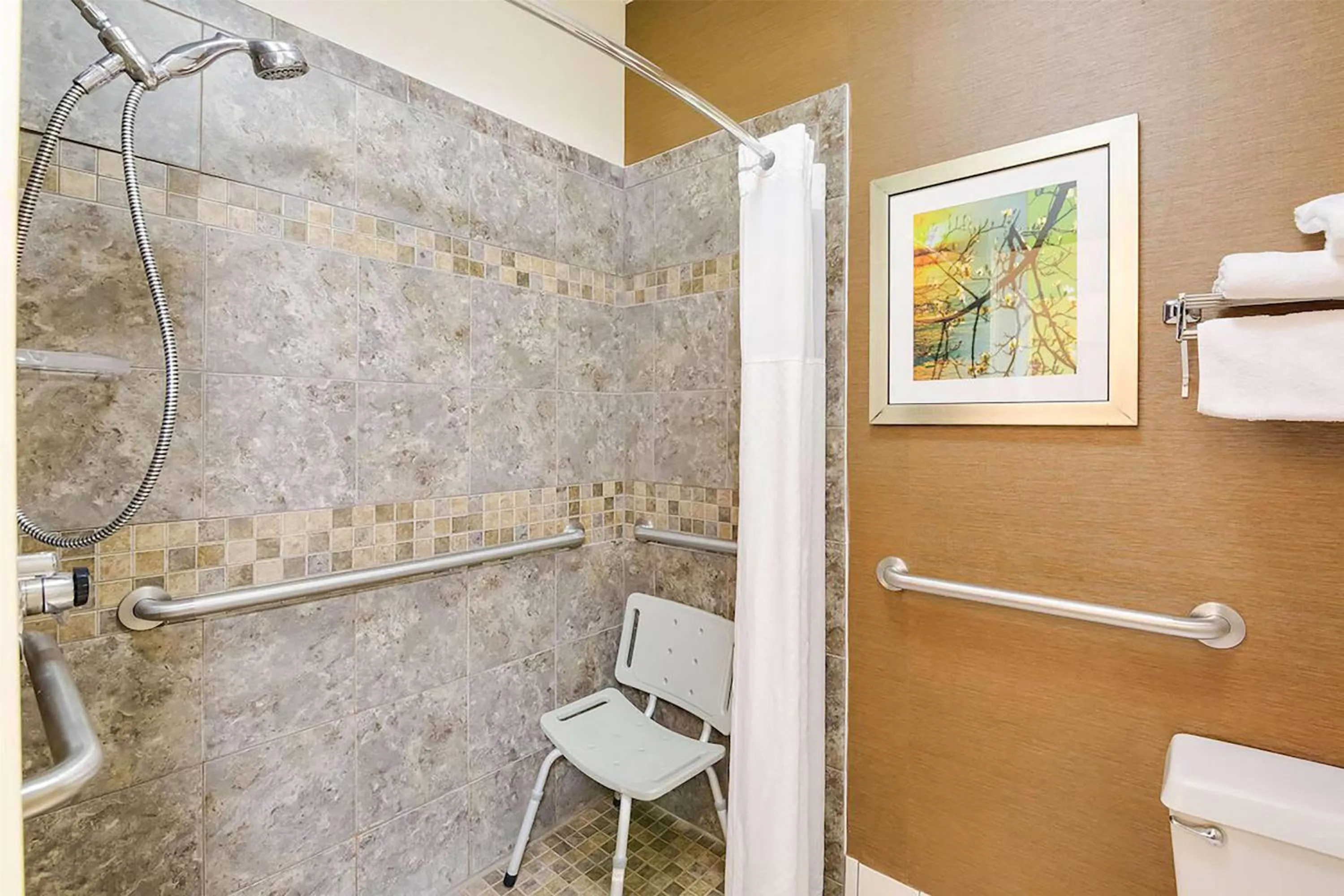 Shower in AmericInn by Wyndham Minot