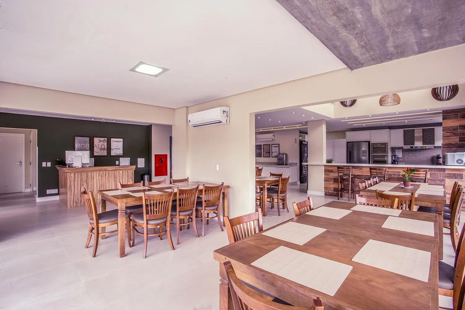 Dining area in Pousada Native