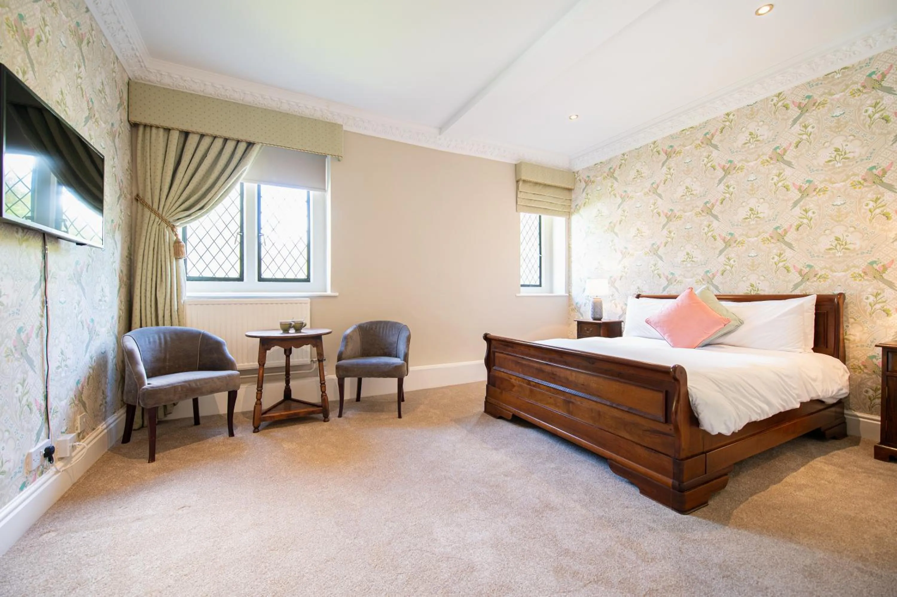 Bedroom in Miskin Manor Hotel