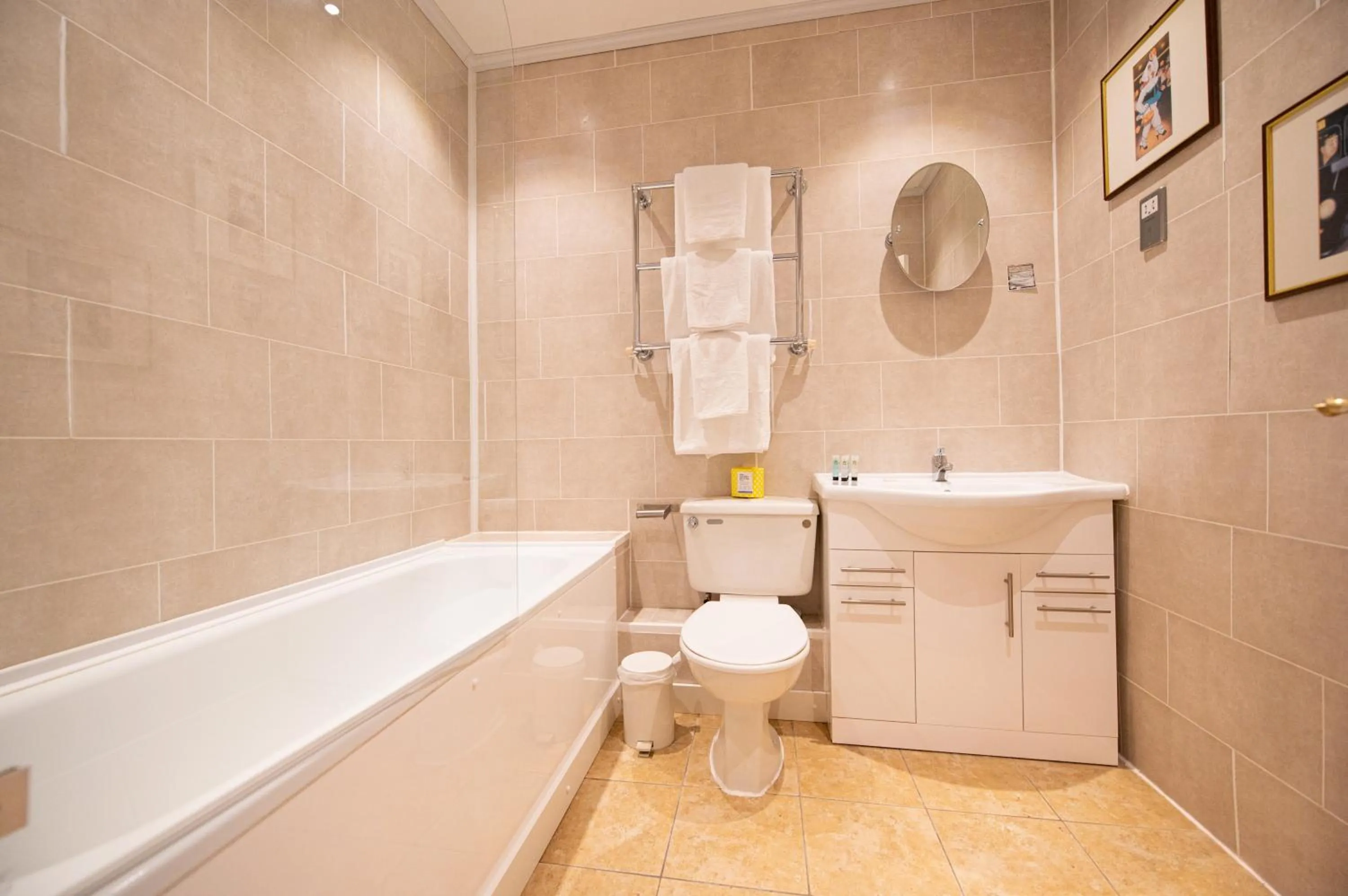 Bathroom in Miskin Manor Hotel