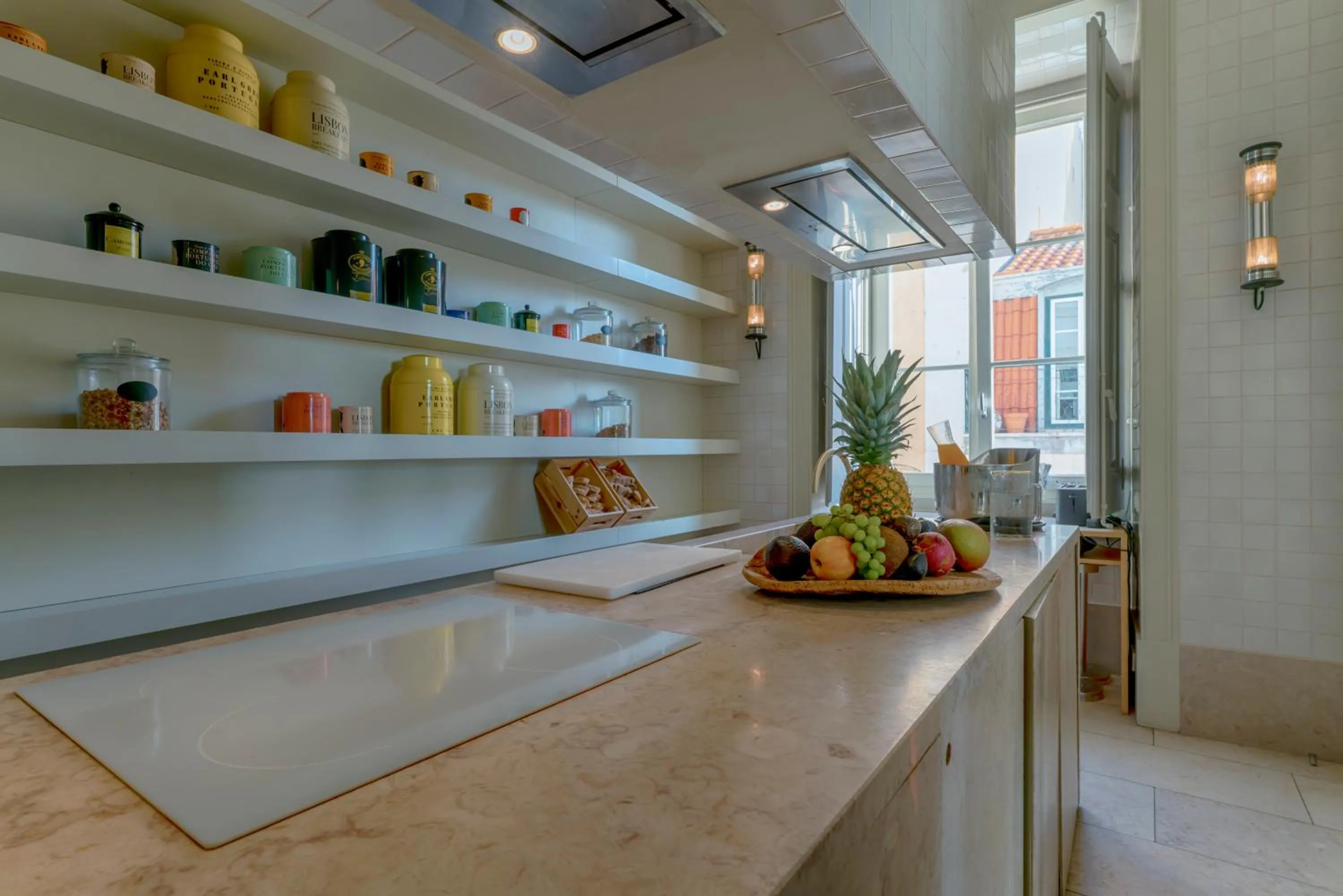 Kitchen or kitchenette in Verride Palácio Santa Catarina
