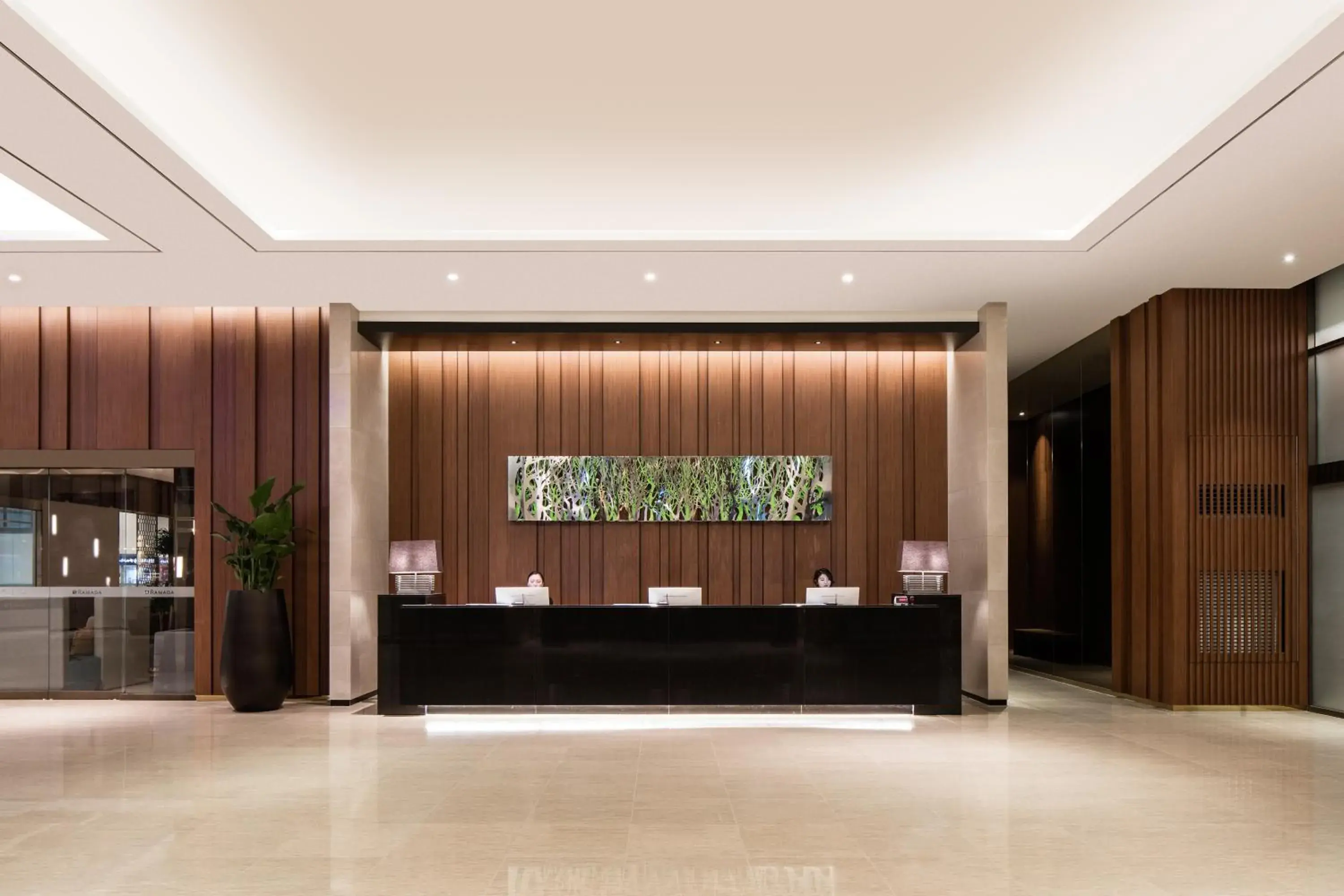 Lobby or reception in Ramada by Wyndham Seoul Sindorim Lobby or reception in Ramada by Wyndham Seoul Sindorim