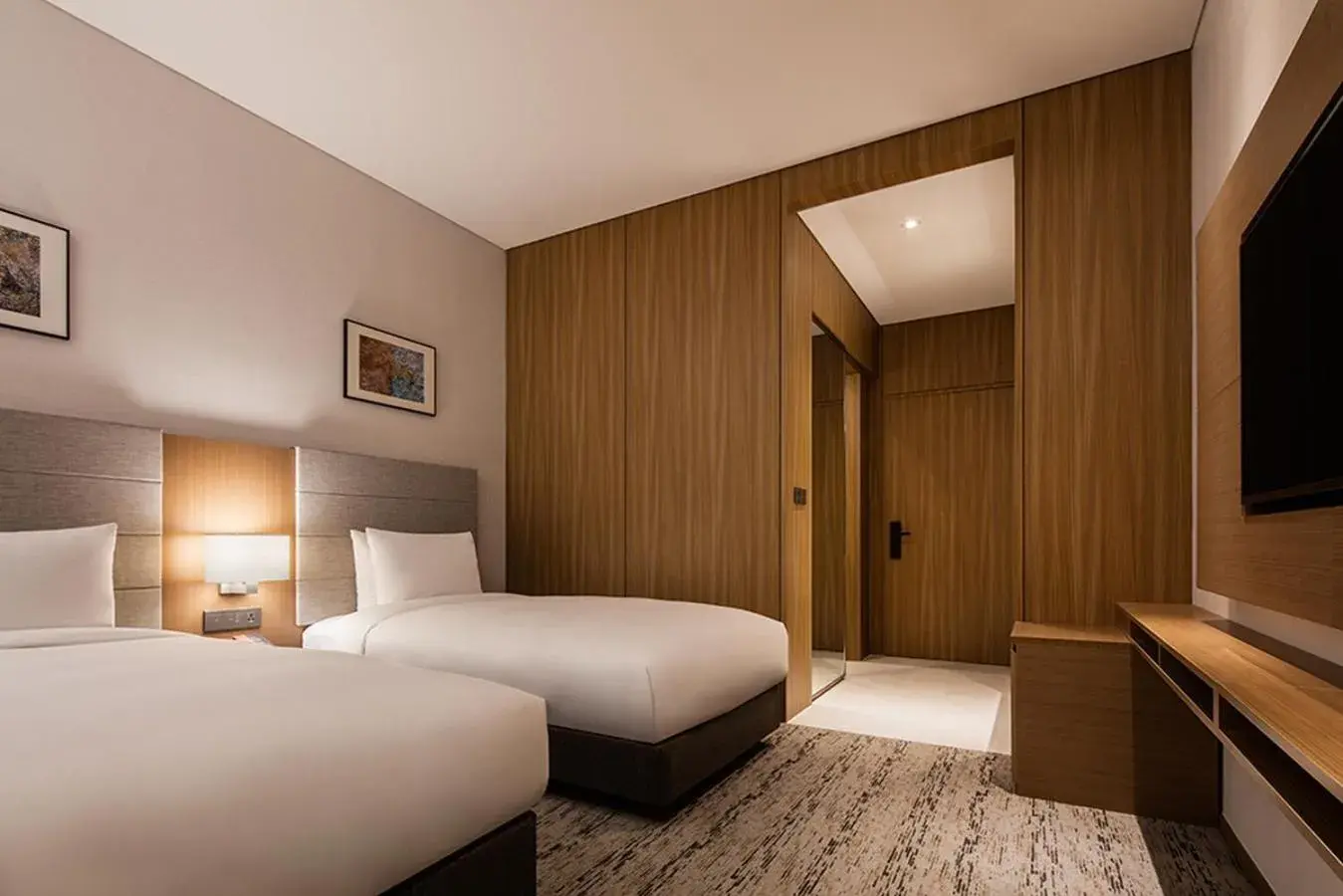 Bed in Ramada by Wyndham Seoul Sindorim Bed in Ramada by Wyndham Seoul Sindorim