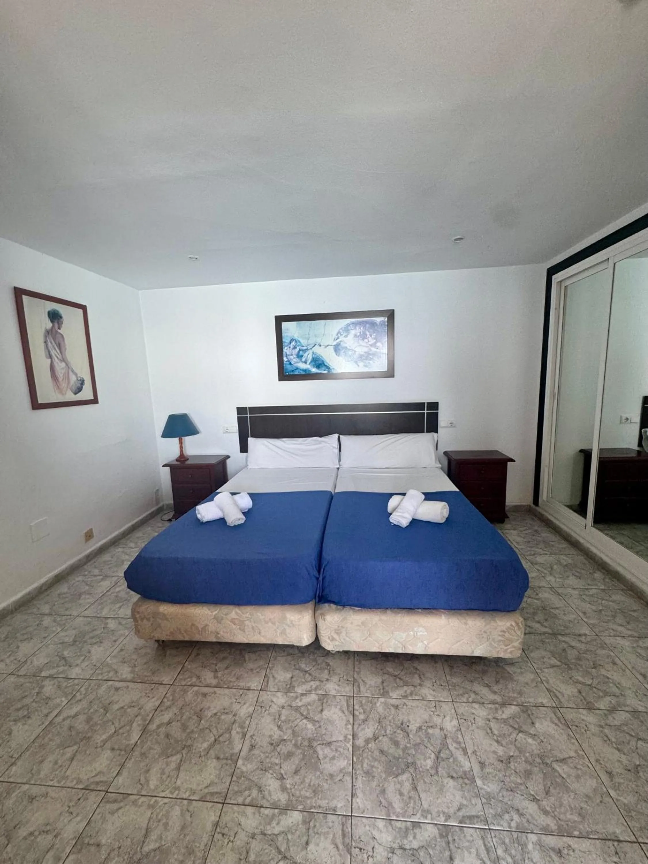 Bed in Apartamentos Mediterraneo