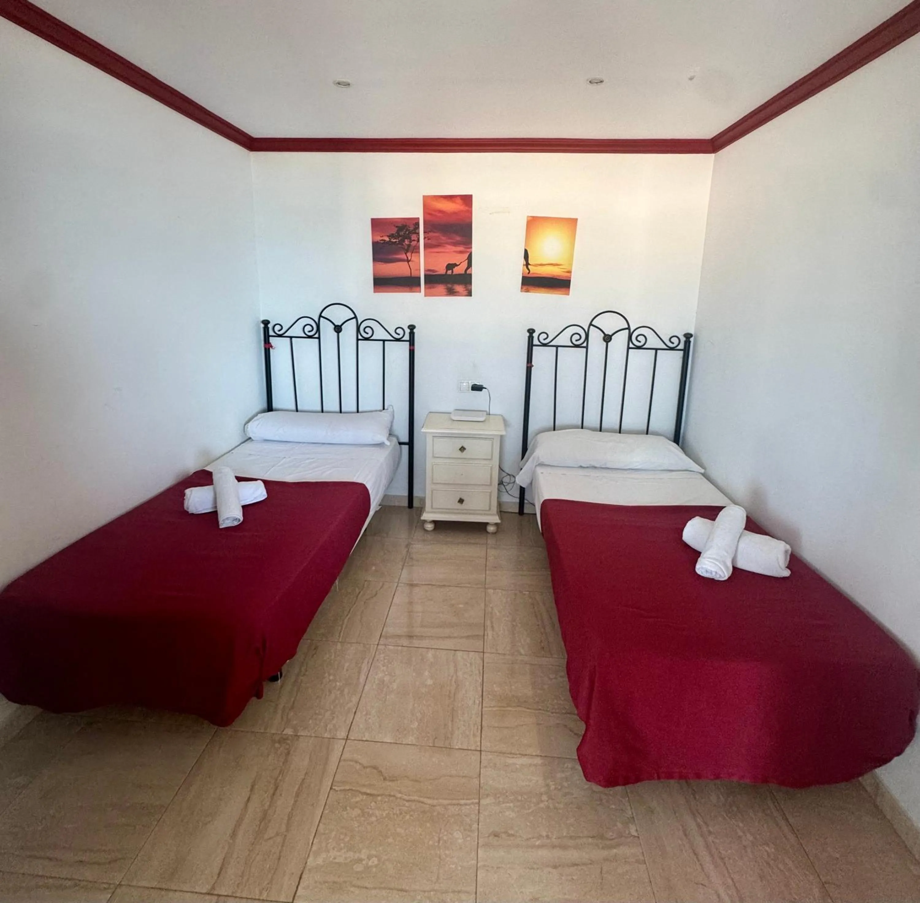 Bed in Apartamentos Mediterraneo