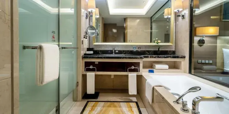 Deluxe Twin Room - Executive Floor in Wanda Realm Taizhou Deluxe Twin Room - Executive Floor in Wanda Realm Taizhou