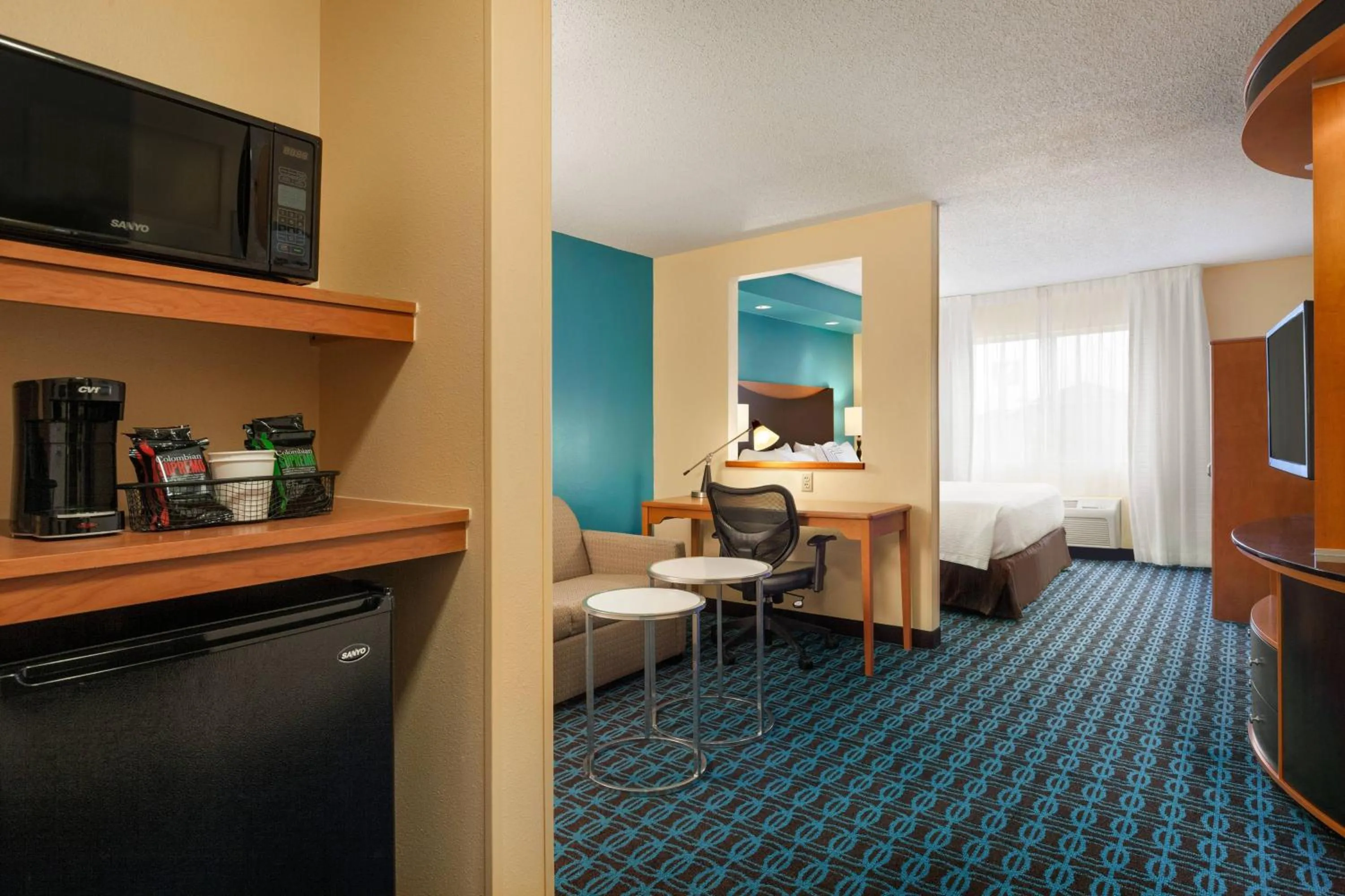 Photo of the whole room in Fairfield Inn & Suites Omaha East/Council Bluffs, IA