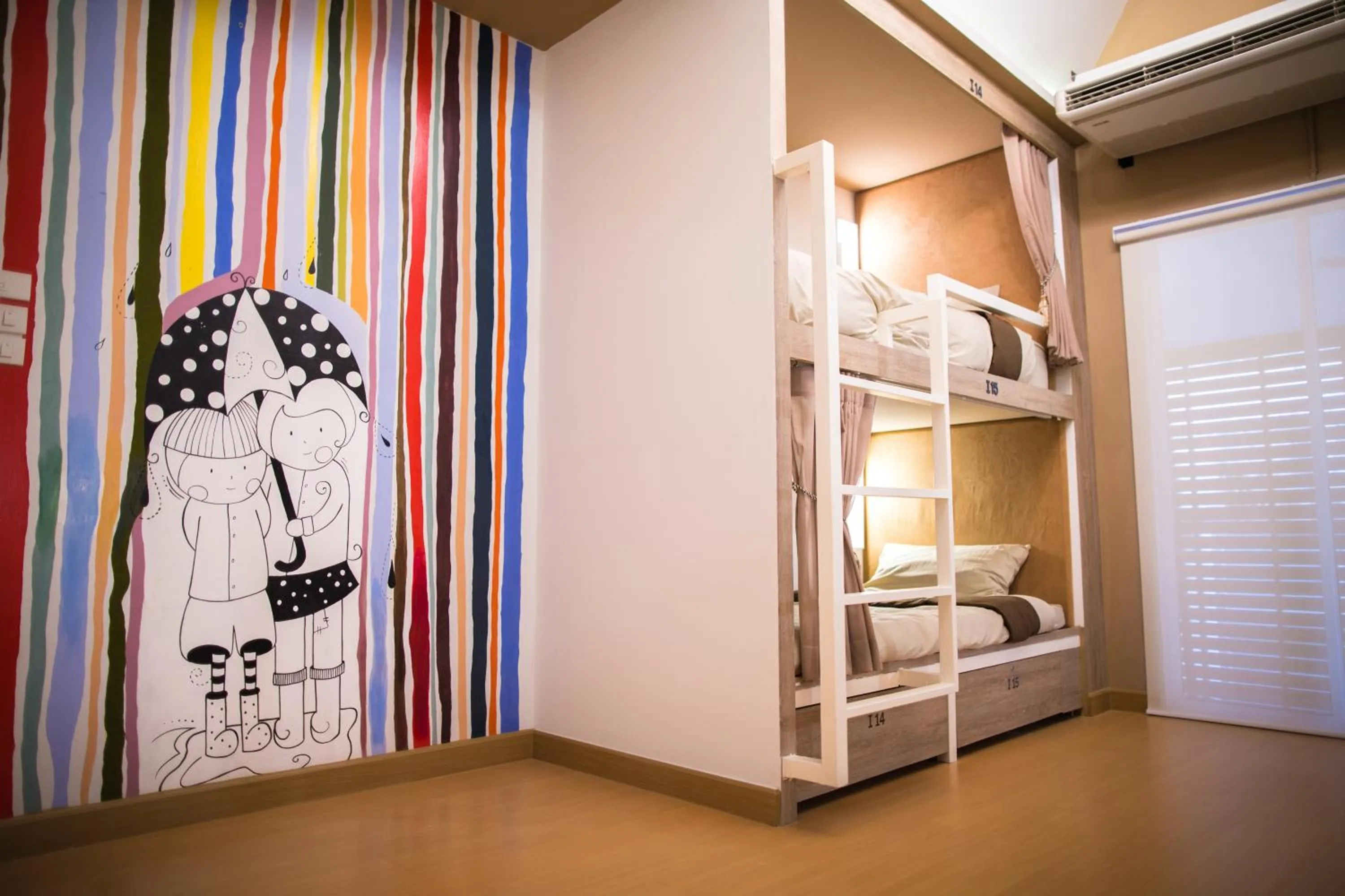 Photo of the whole room, Bed in Chiangmai Midpoint Activity Hostel