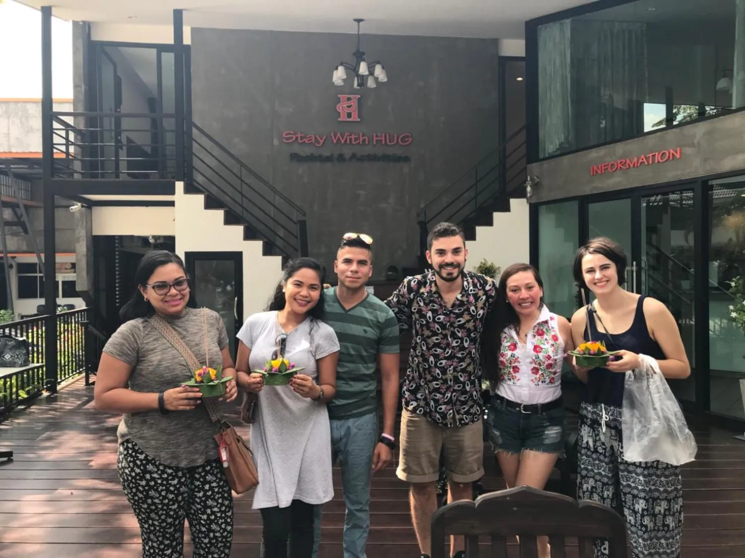 People in Chiangmai Midpoint Activity Hostel