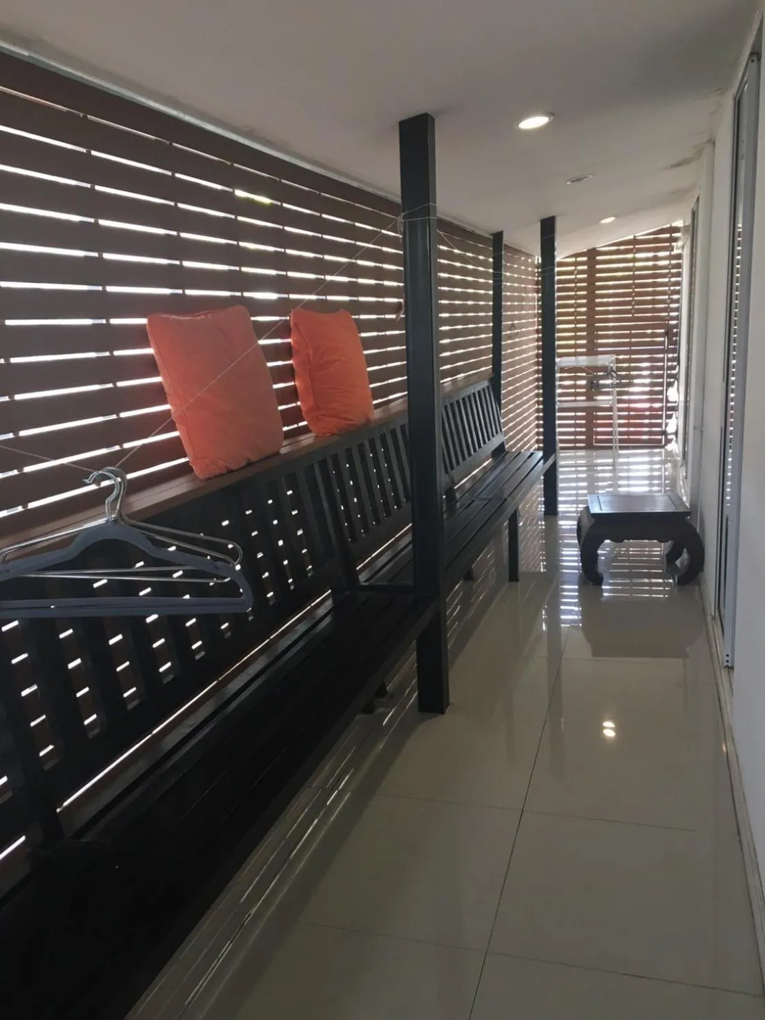 Seating area in Chiangmai Midpoint Activity Hostel