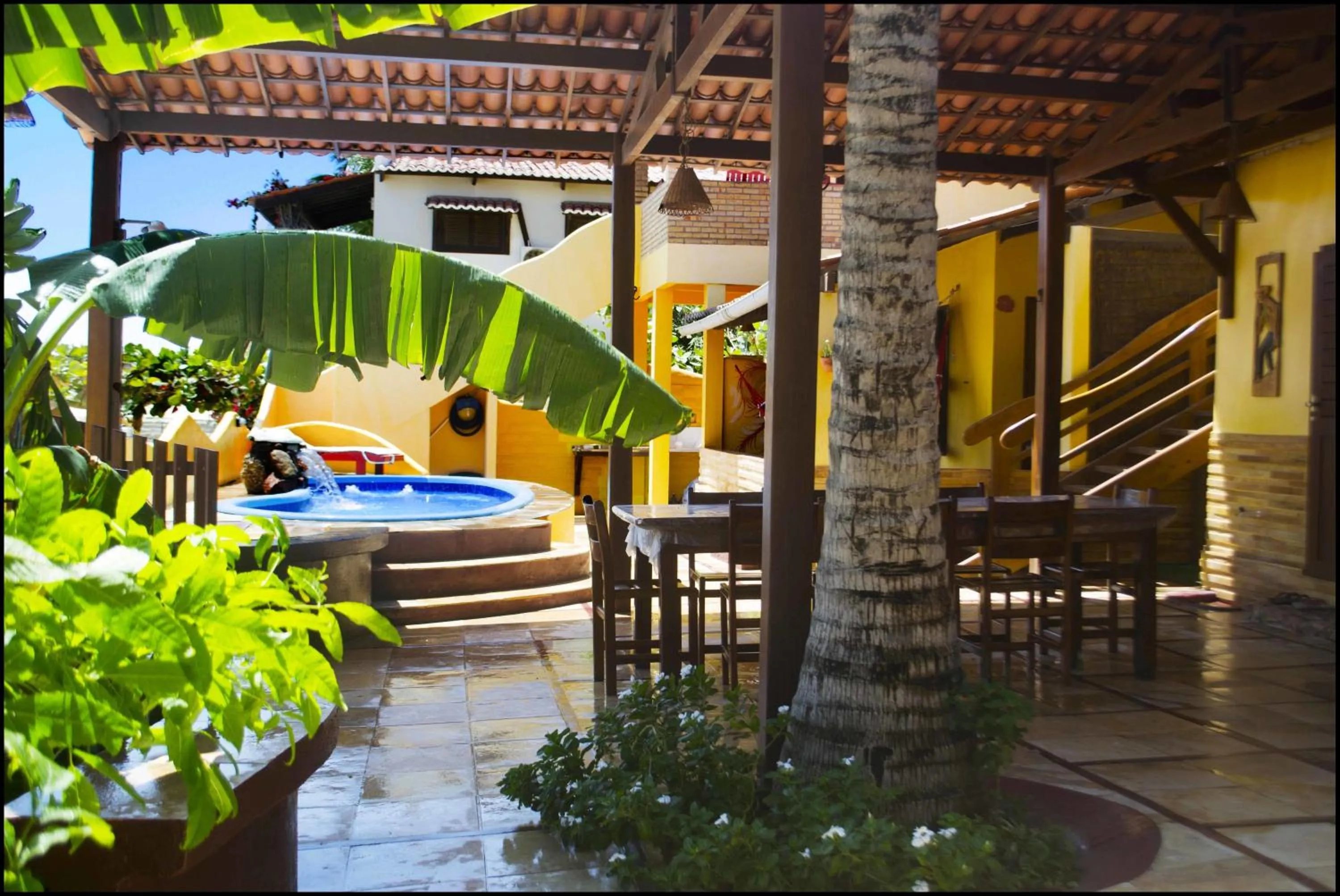 Patio in Pousada Sahara