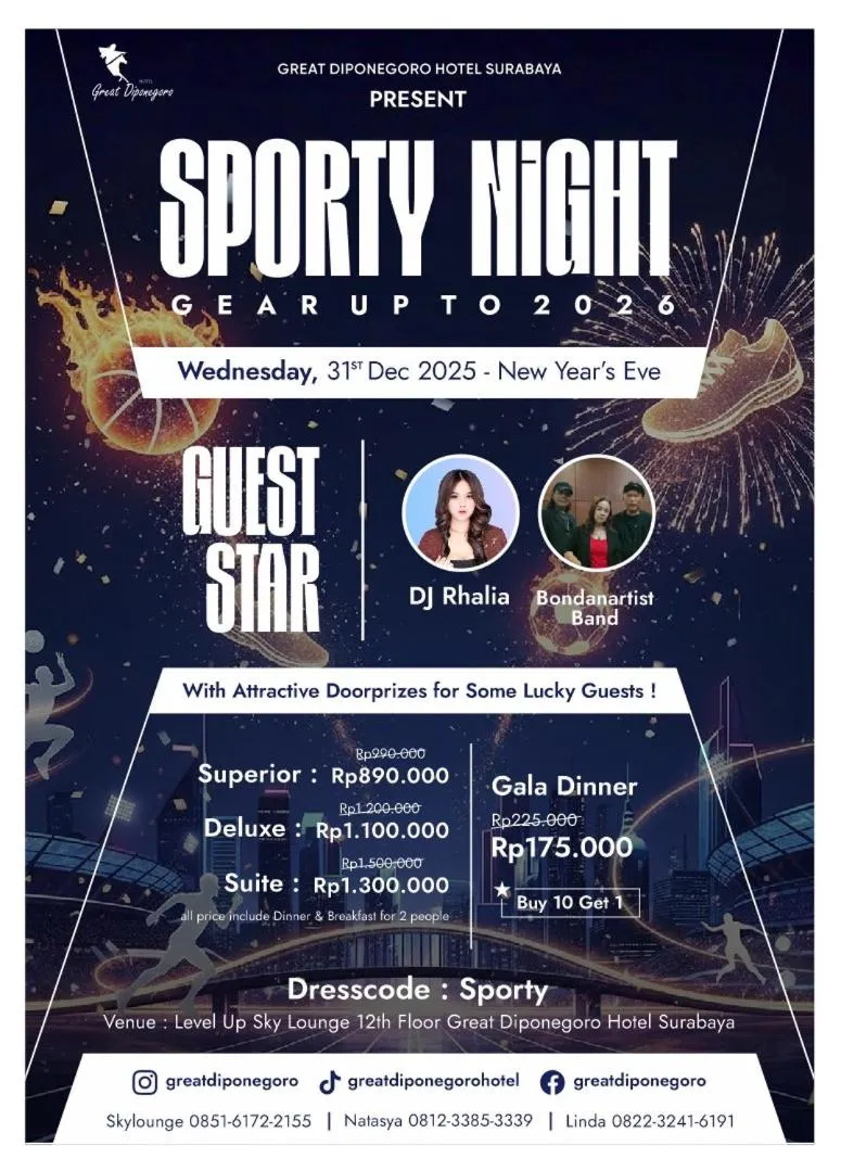 Property building in Great Diponegoro Hotel Surabaya