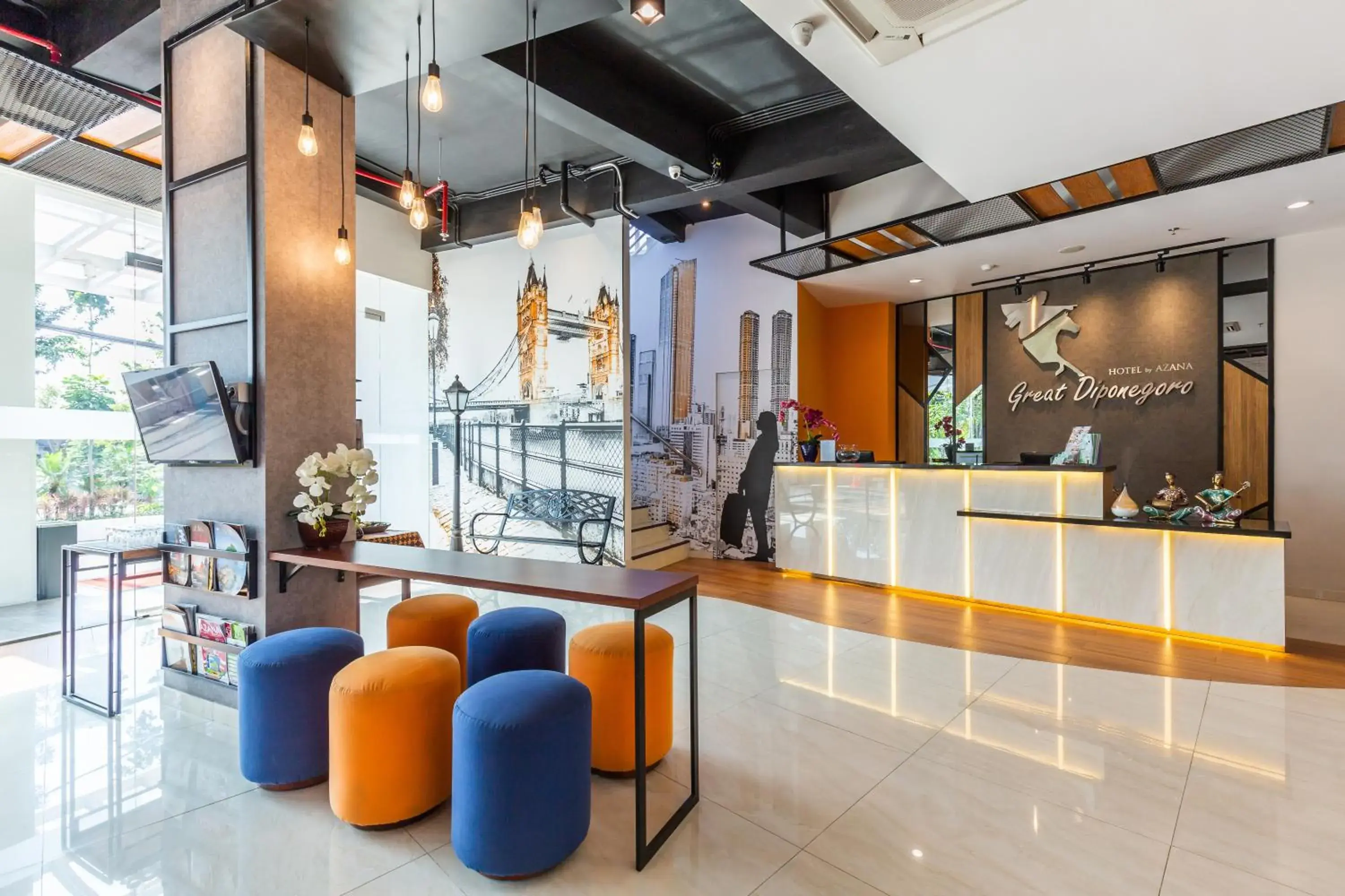 Lobby or reception in Great Diponegoro Hotel Surabaya Lobby or reception in Great Diponegoro Hotel Surabaya