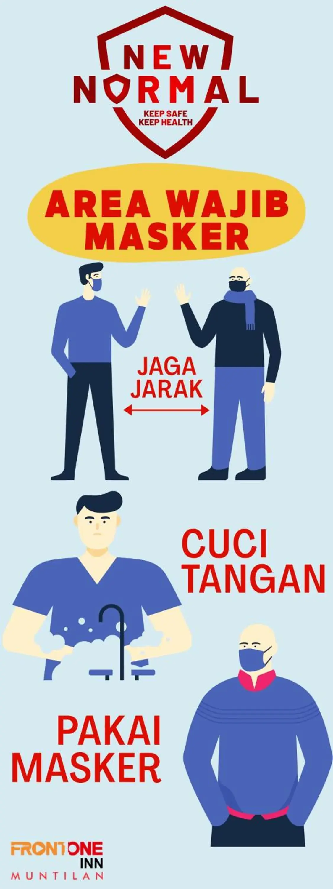 Property building in Front One Inn Muntilan Property building in Front One Inn Muntilan