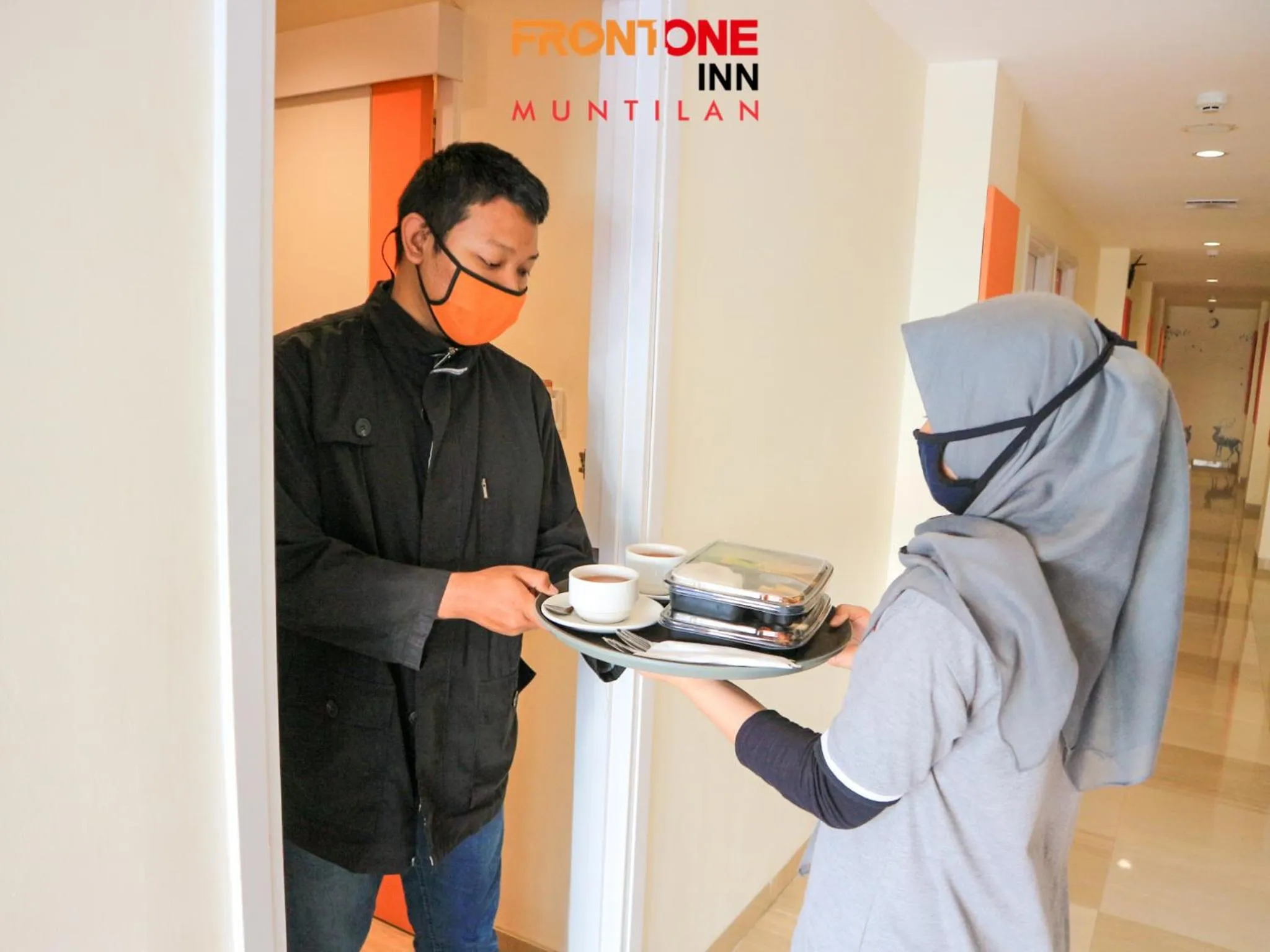 Breakfast in Front One Inn Muntilan