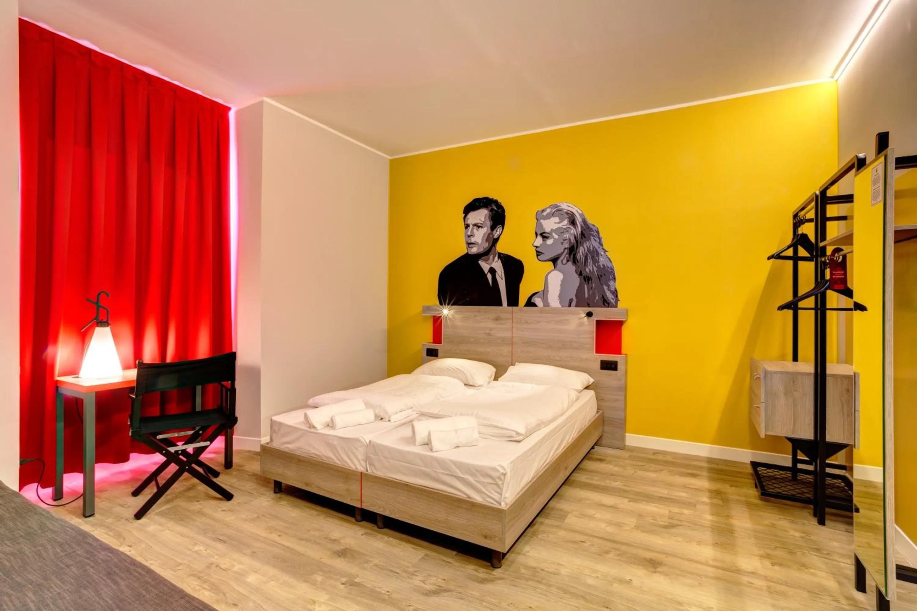 Photo of the whole room, Bed in MEININGER Roma Termini