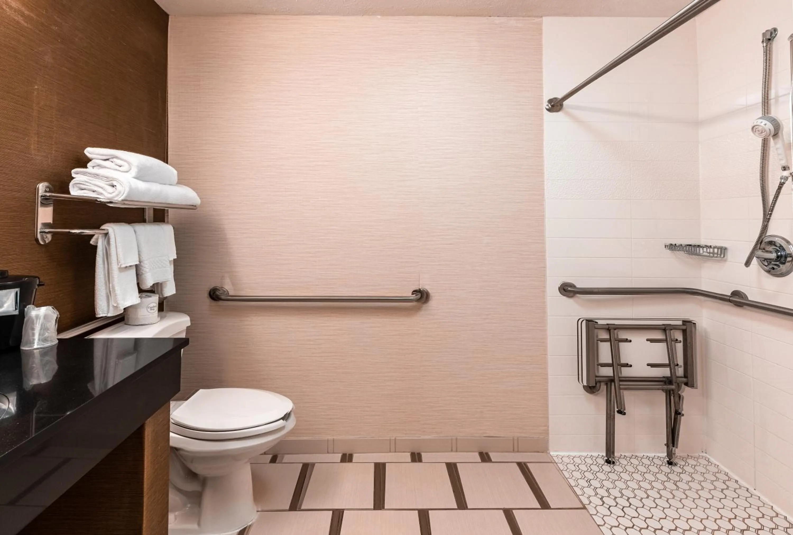 Shower in Fairfield Inn Owensboro