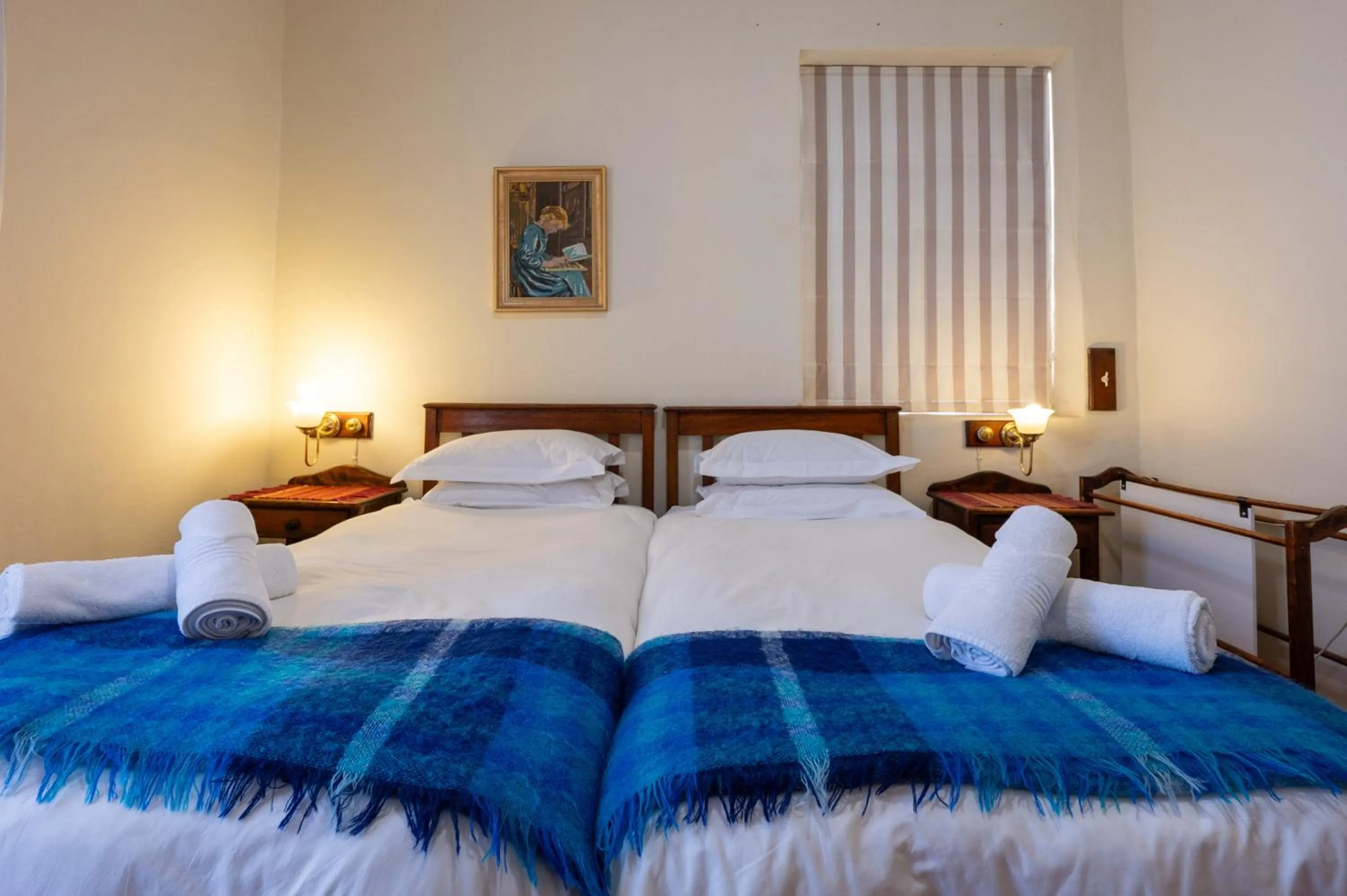 Bed in Toverberg Guest Houses