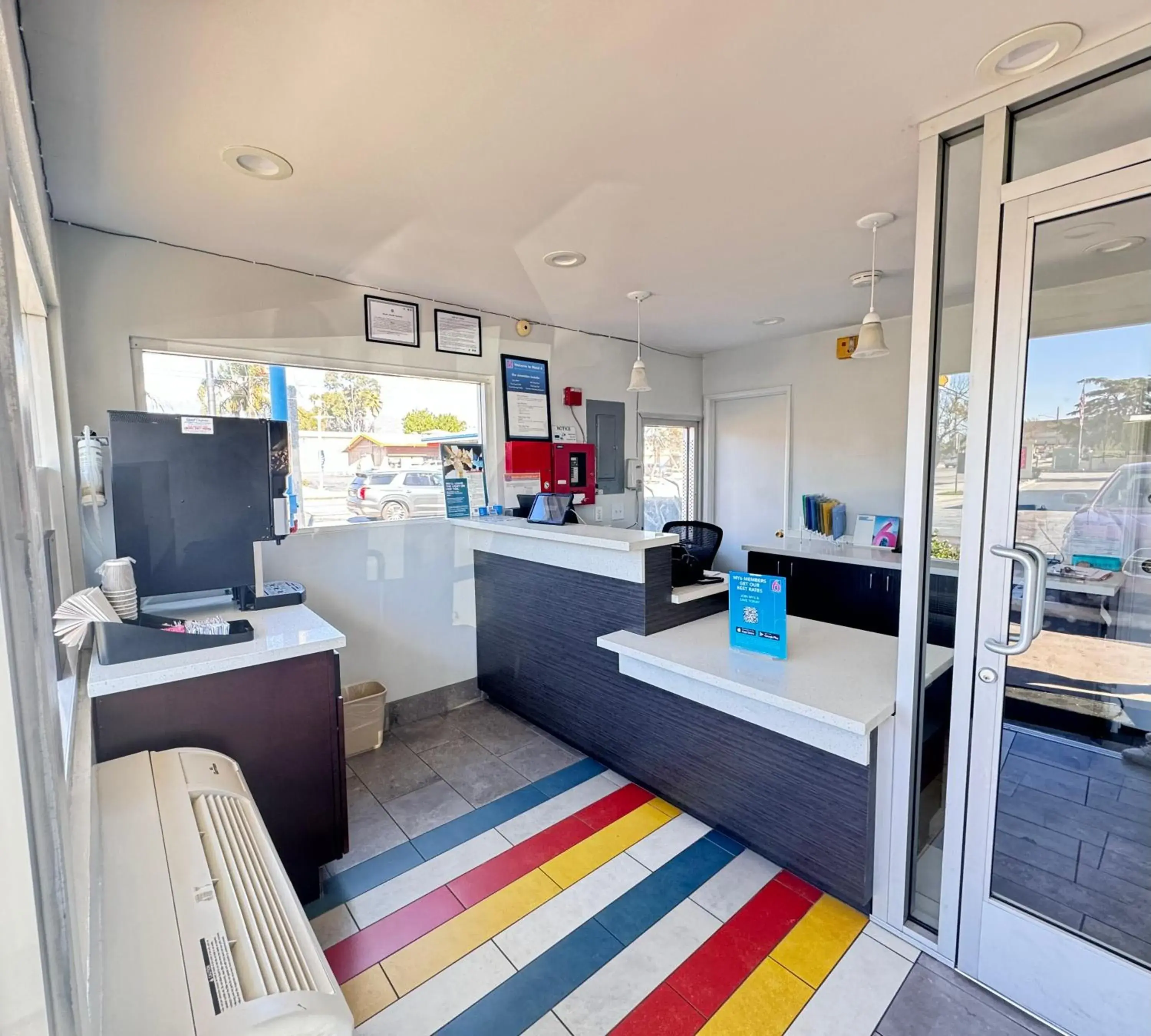 Lobby or reception in Motel 6 Ontario, CA - Airport Lobby or reception in Motel 6 Ontario, CA - Airport