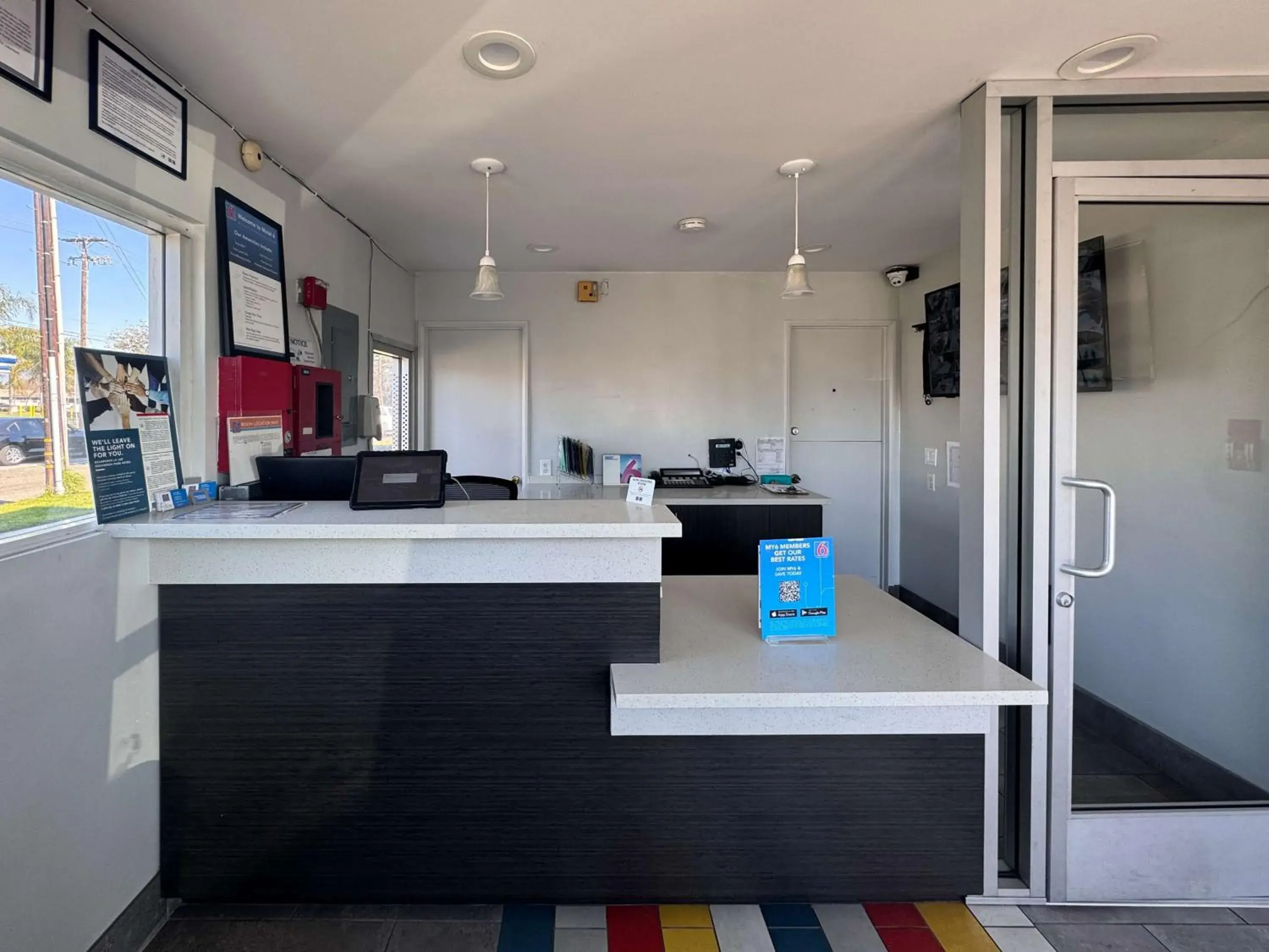 Lobby or reception in Motel 6 Ontario, CA - Airport Lobby or reception in Motel 6 Ontario, CA - Airport