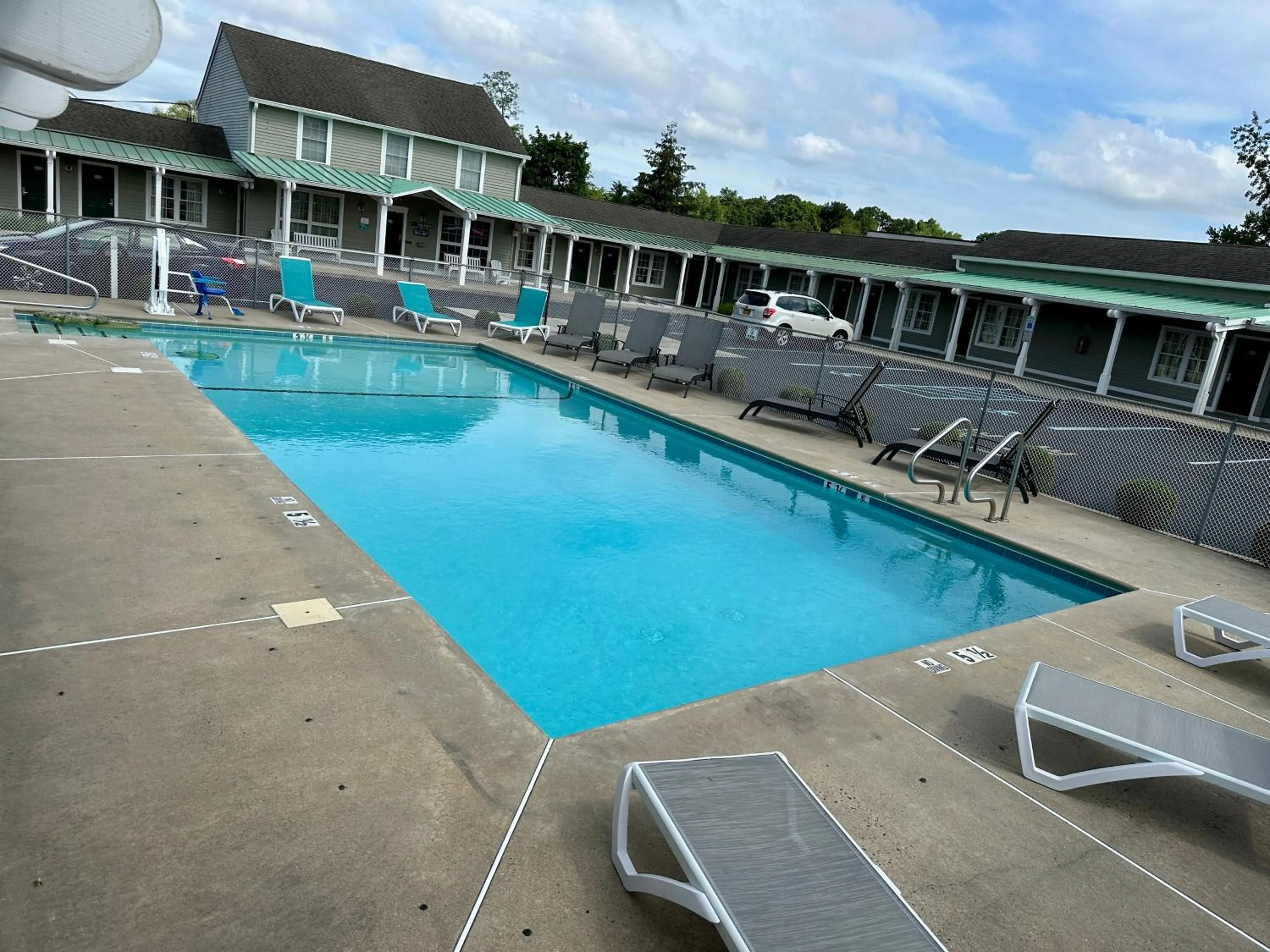 Pool view in Sea Girt Lodge