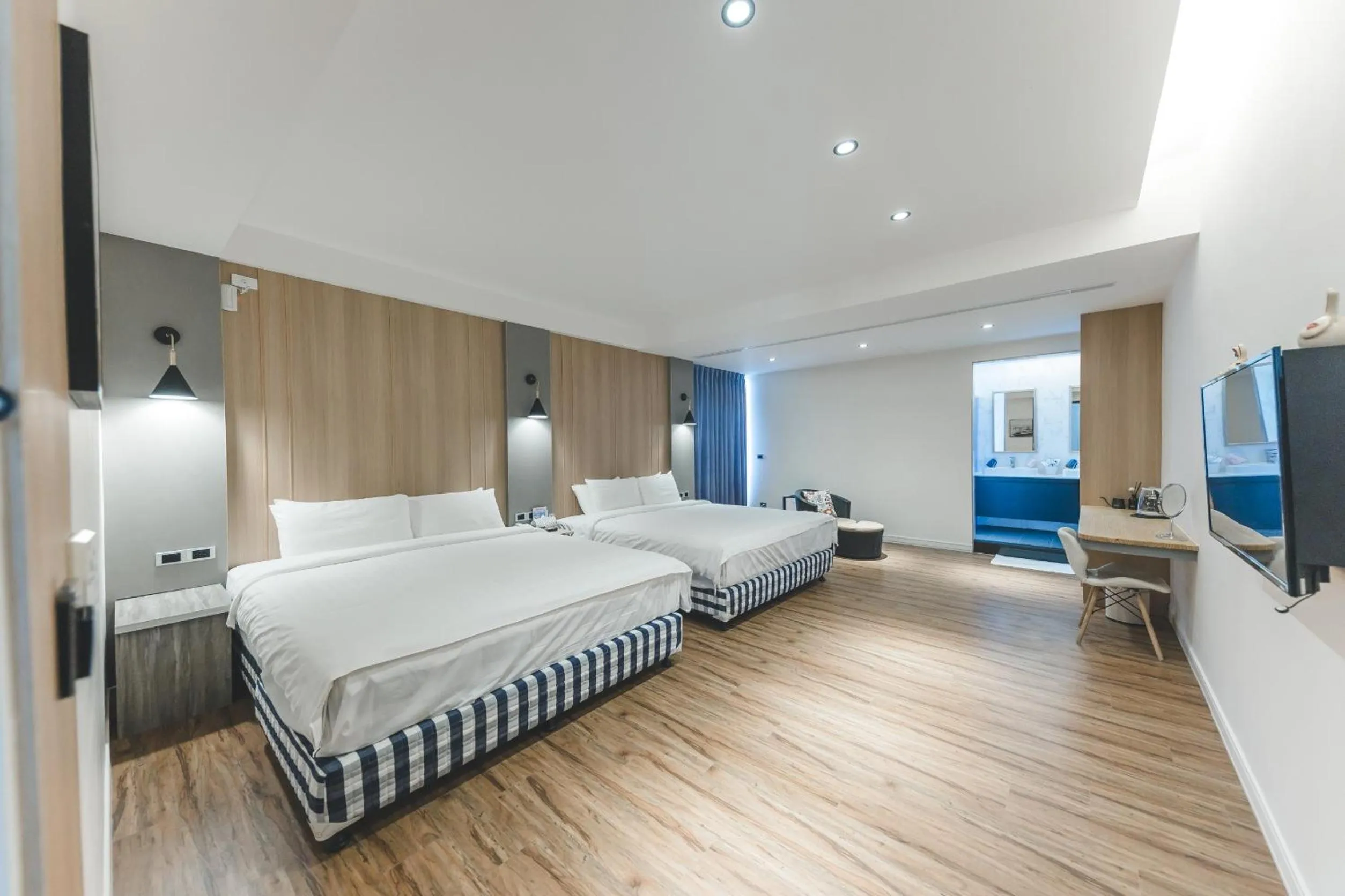 Bed in Sunshine Palm B&B