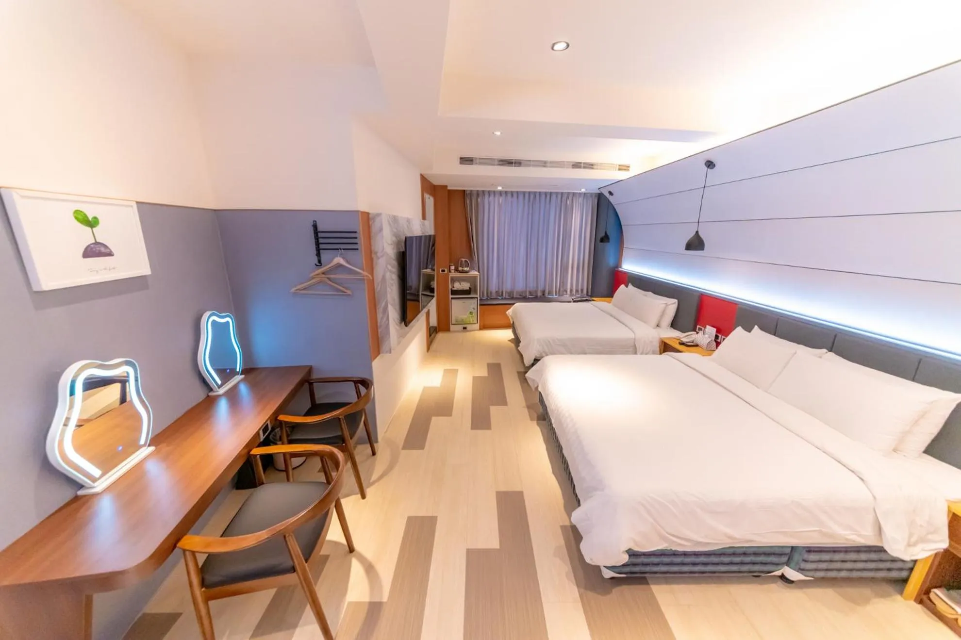 Bed in Sunshine Palm B&B