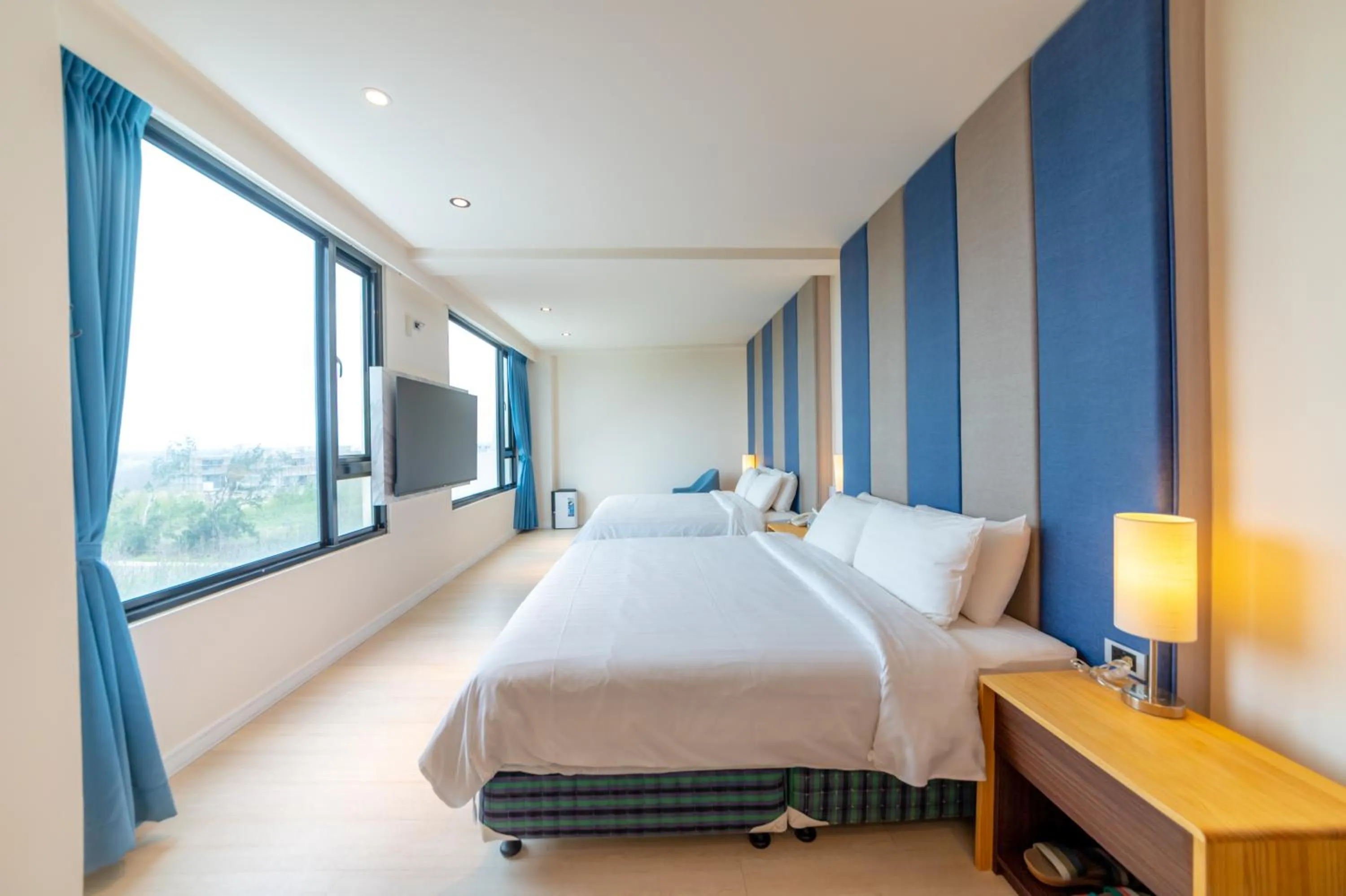 Bed in Sunshine Palm B&B