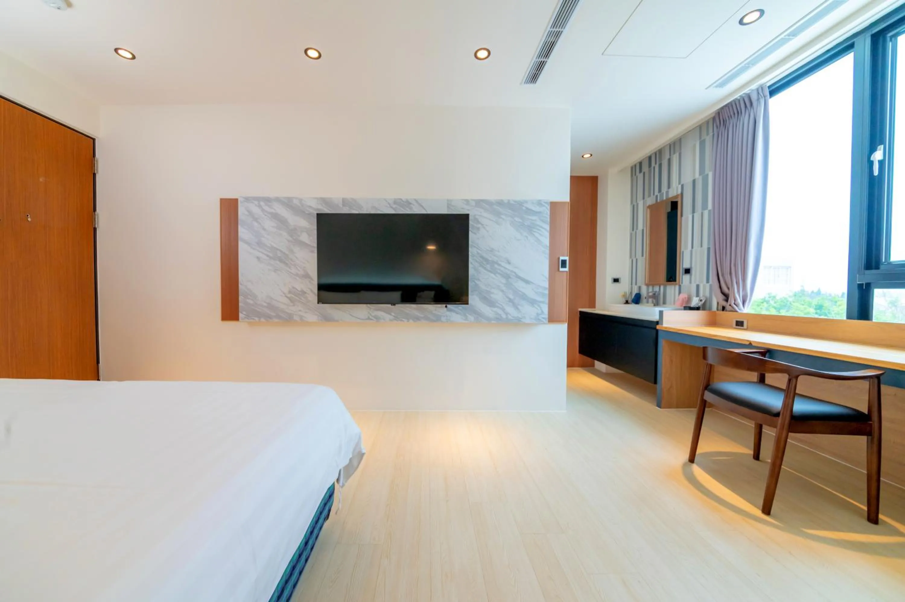 Bed in Sunshine Palm B&B