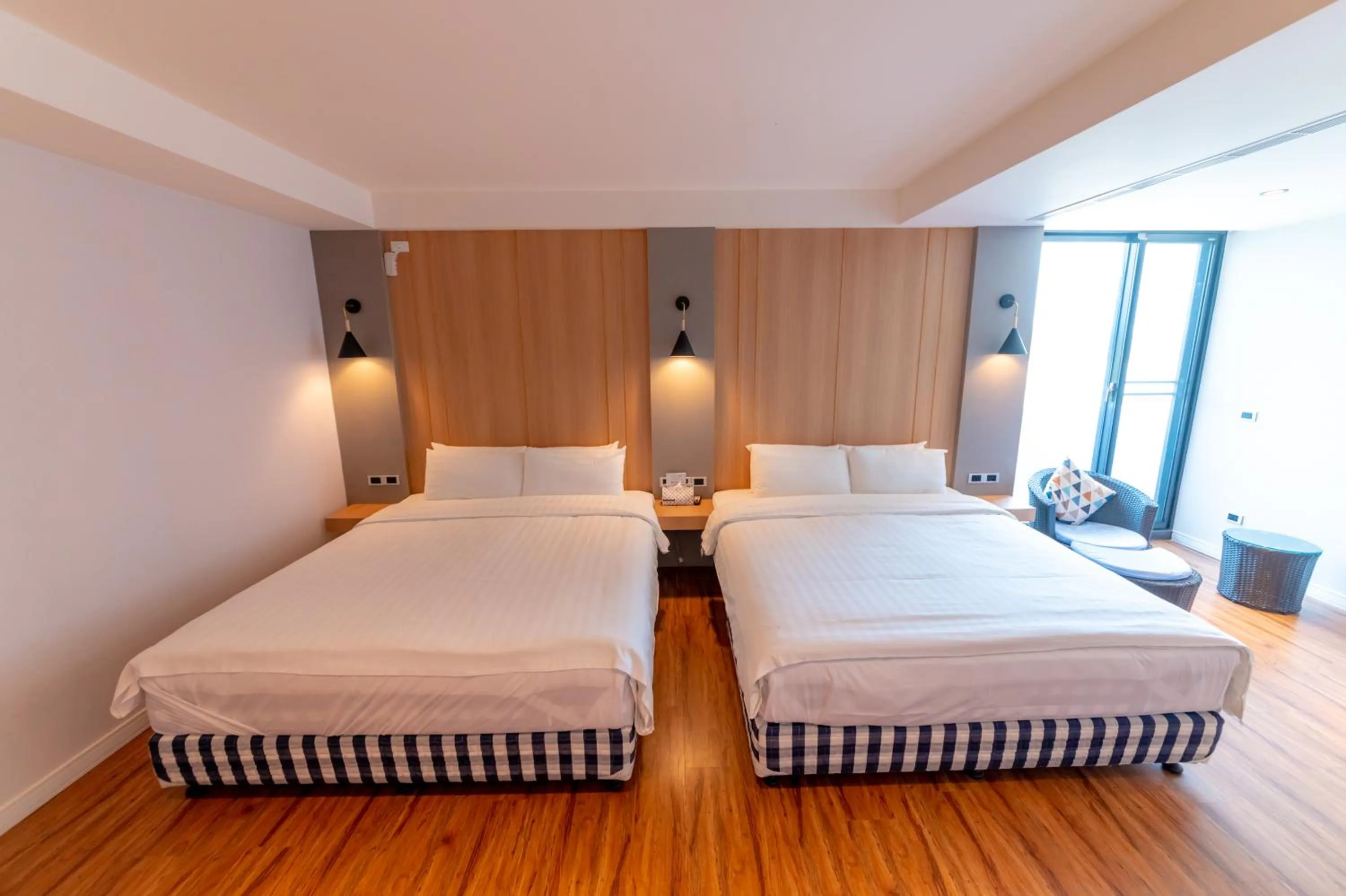 Bed in Sunshine Palm B&B