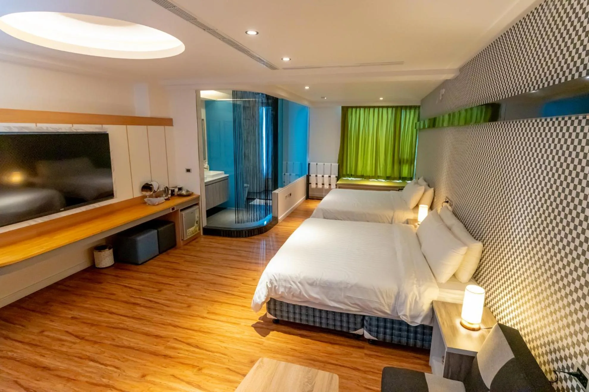 Bed in Sunshine Palm B&B