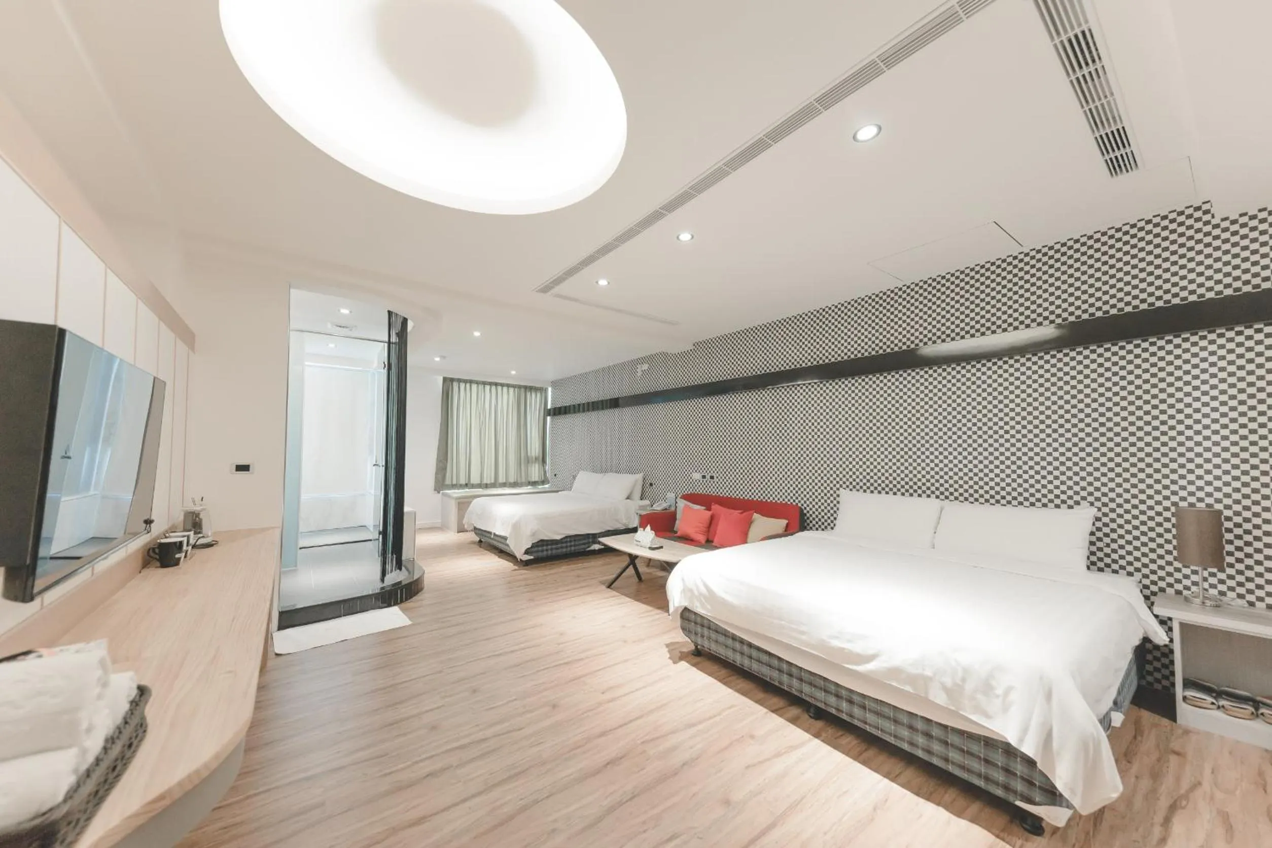 Bed in Sunshine Palm B&B