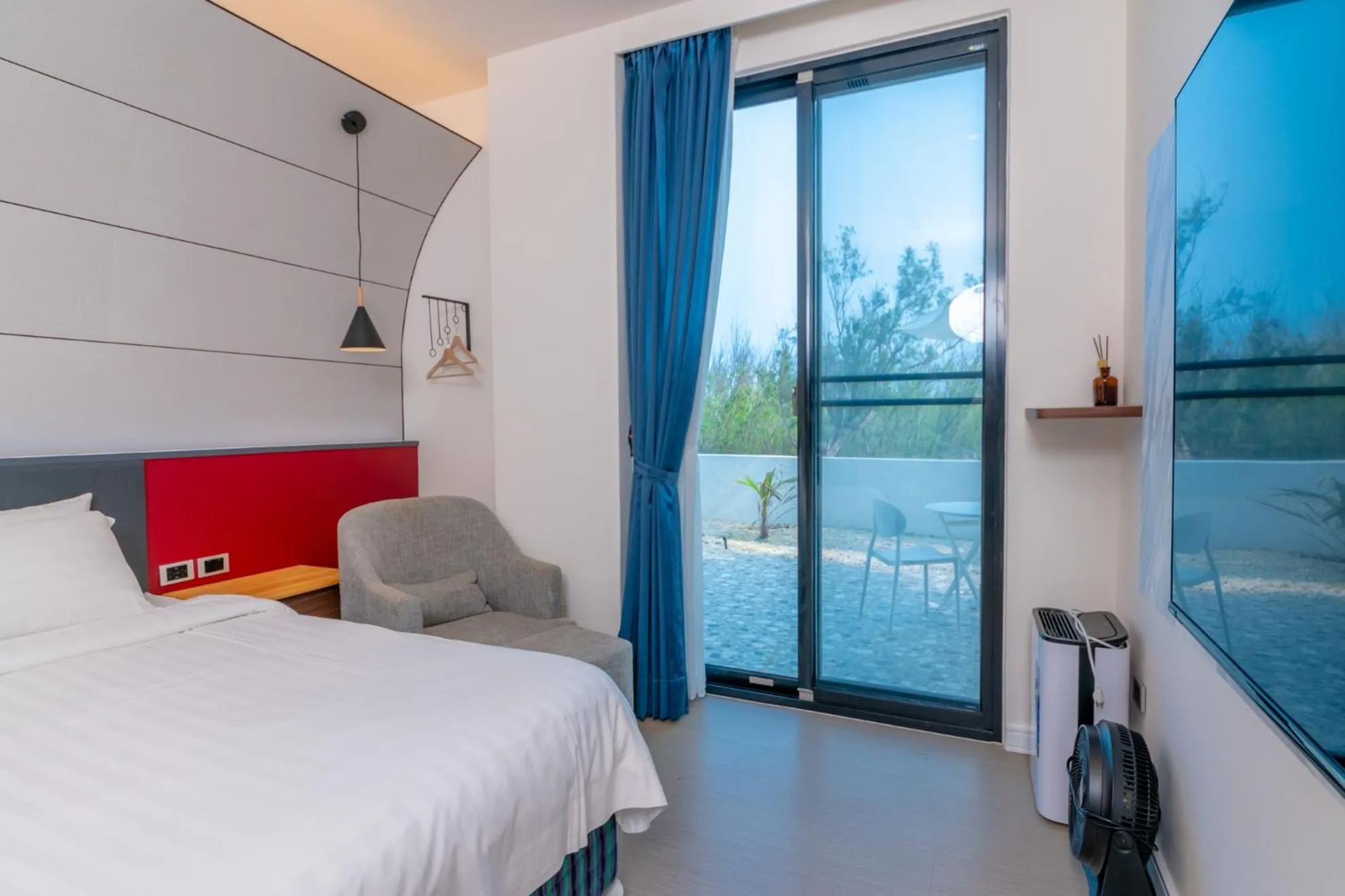 Bed in Sunshine Palm B&B