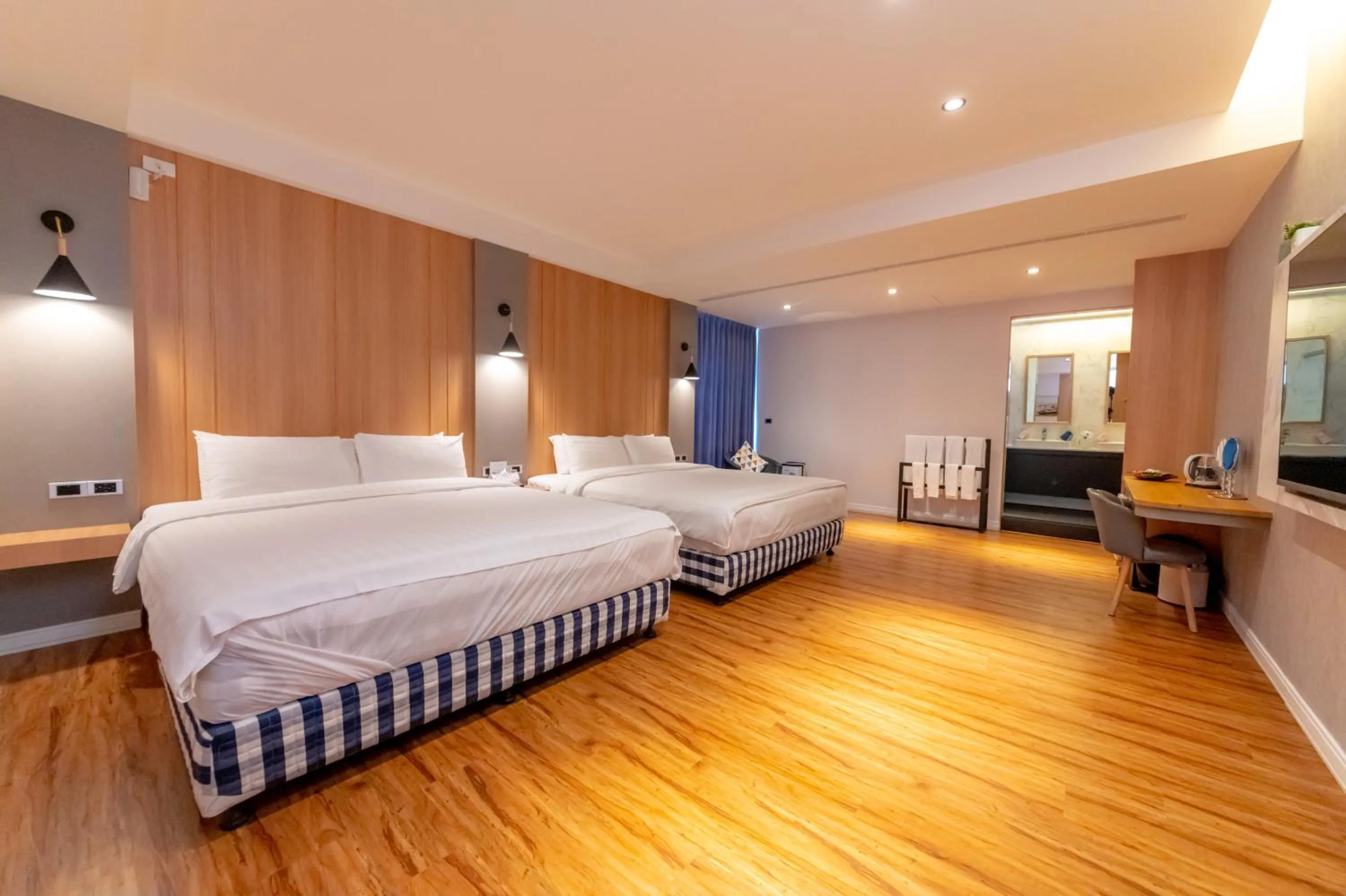 Bed in Sunshine Palm B&B