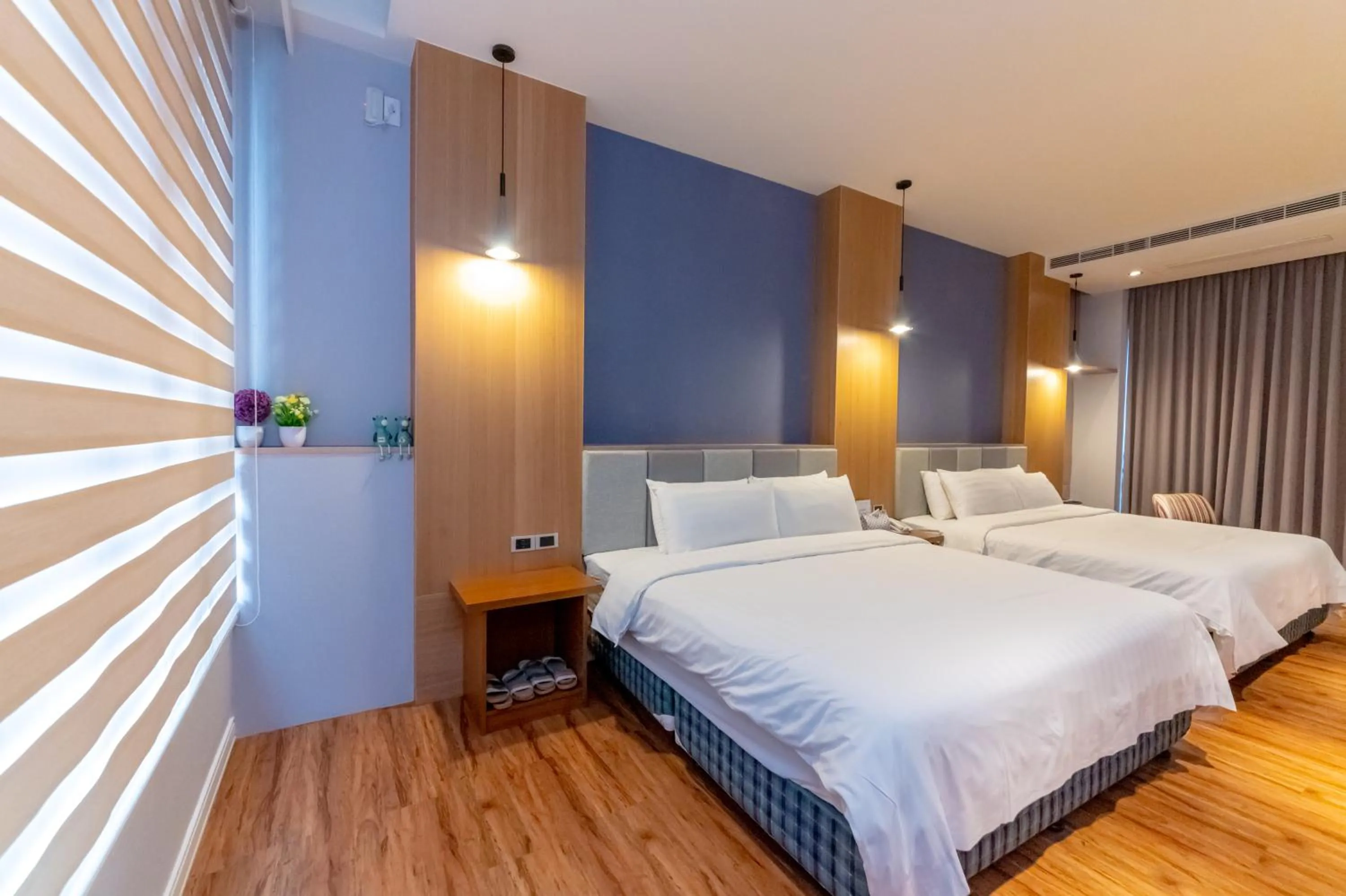 Bed in Sunshine Palm B&B