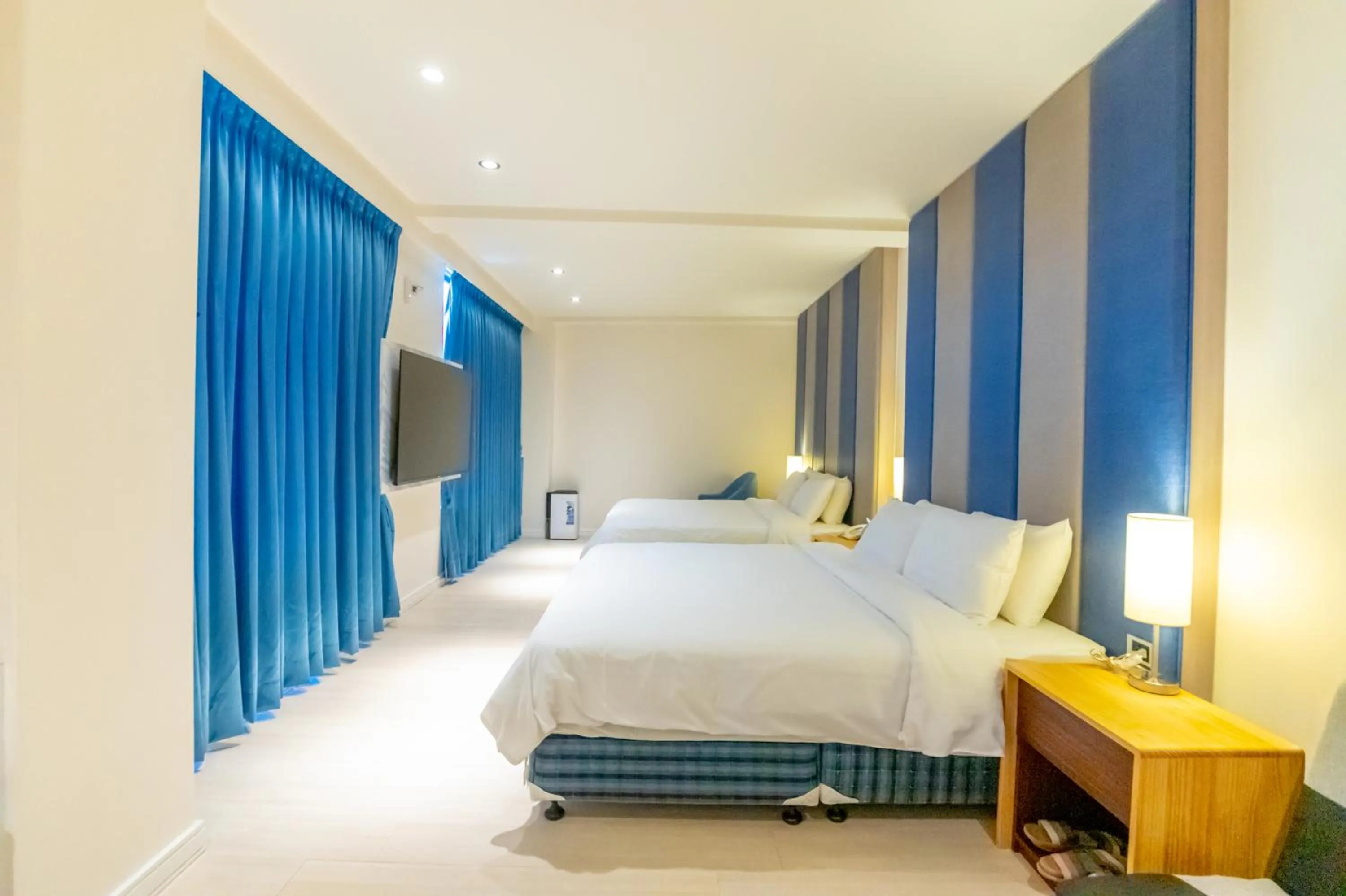 Bed in Sunshine Palm B&B